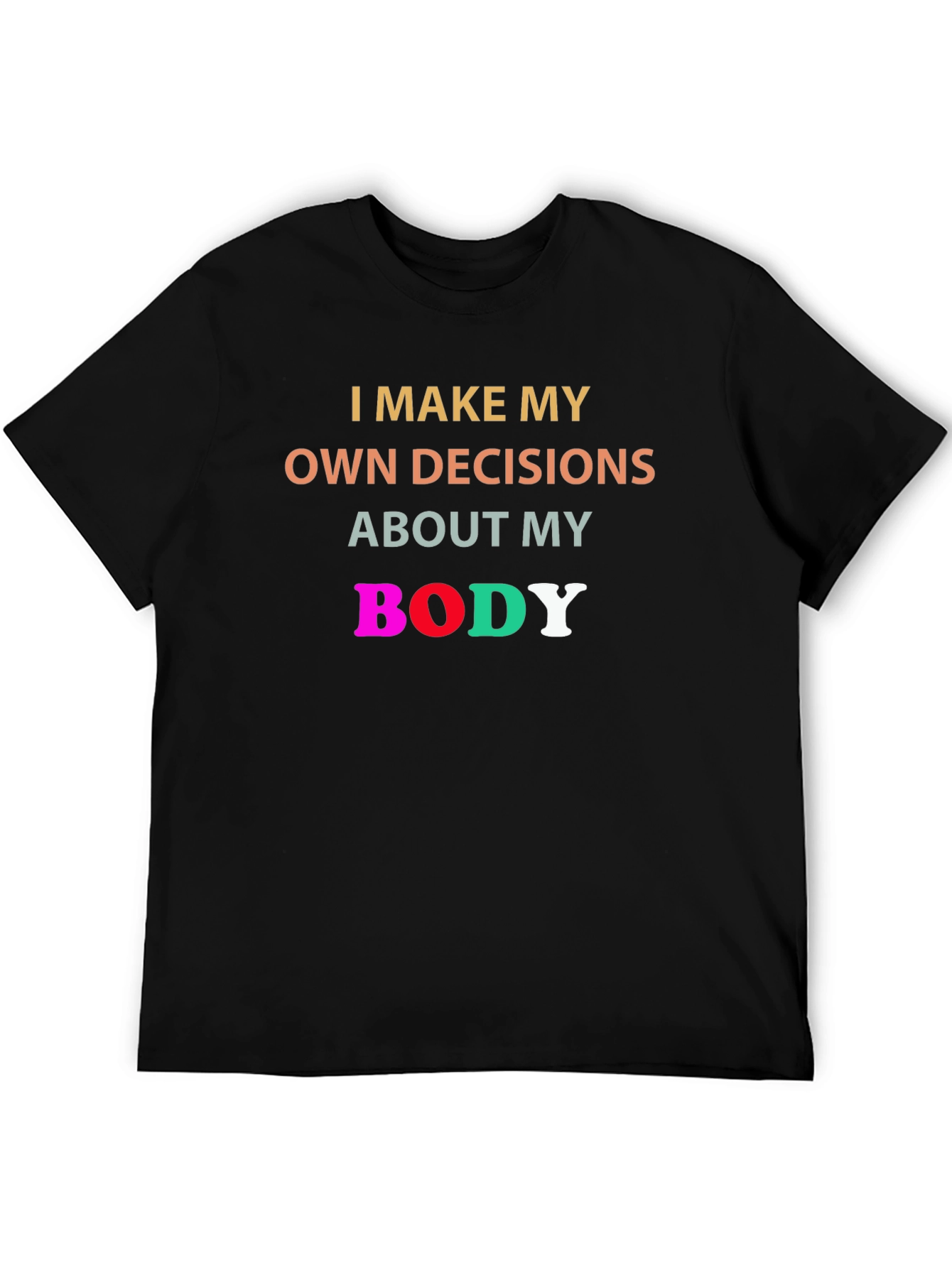 Black My Body My Choice Tee view 5