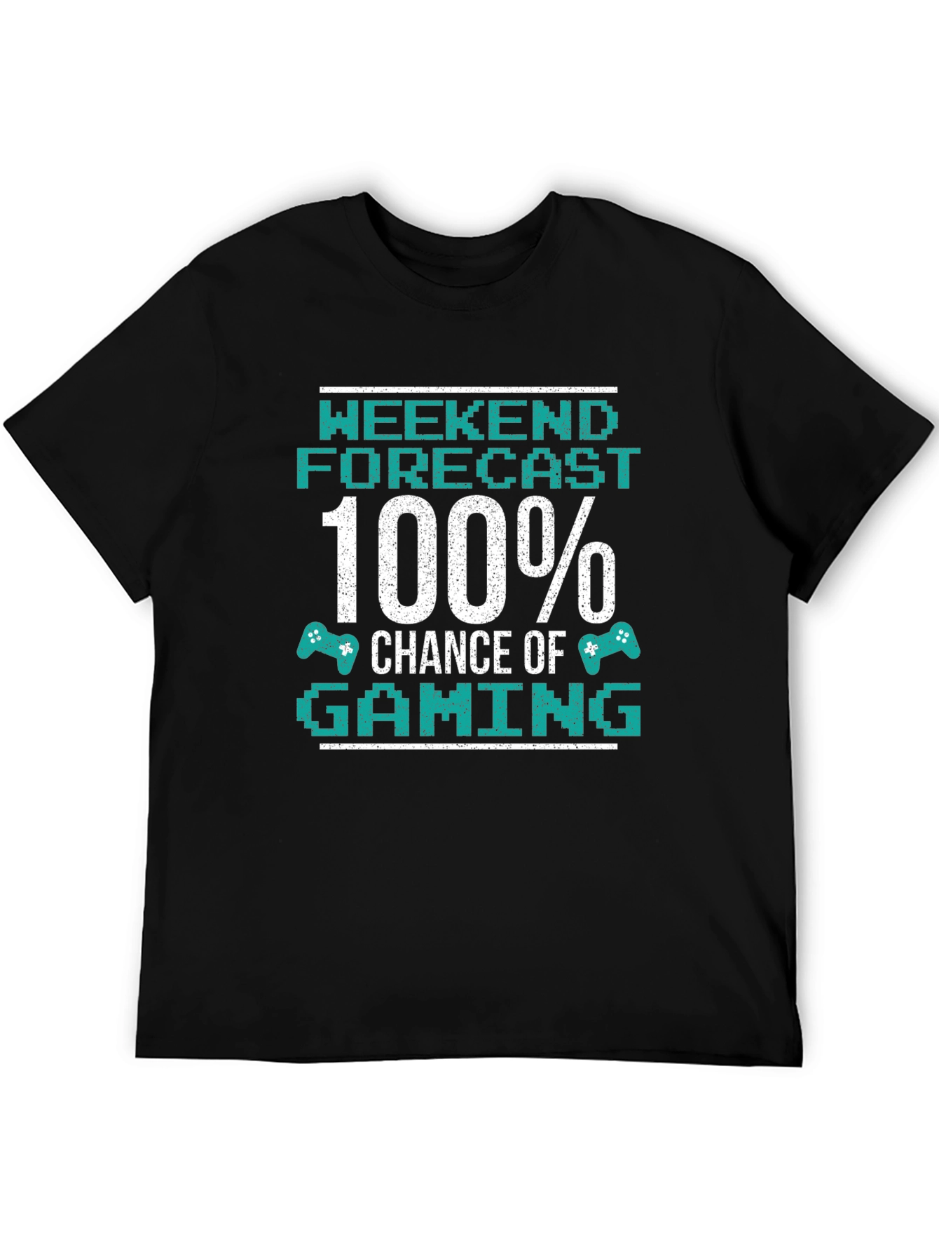 Black Weekend Gaming Forecast T-Shirt view 5