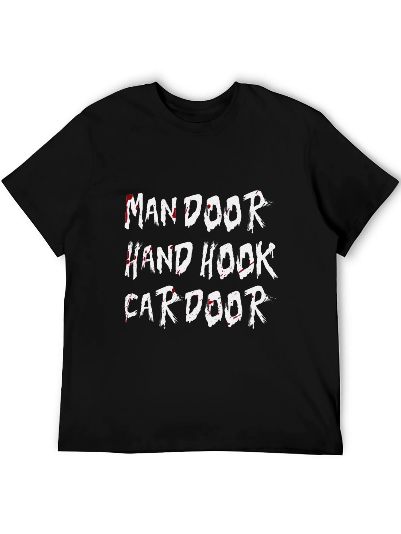 Black Man Door Hand Hook Car Door T-Shirt view 5