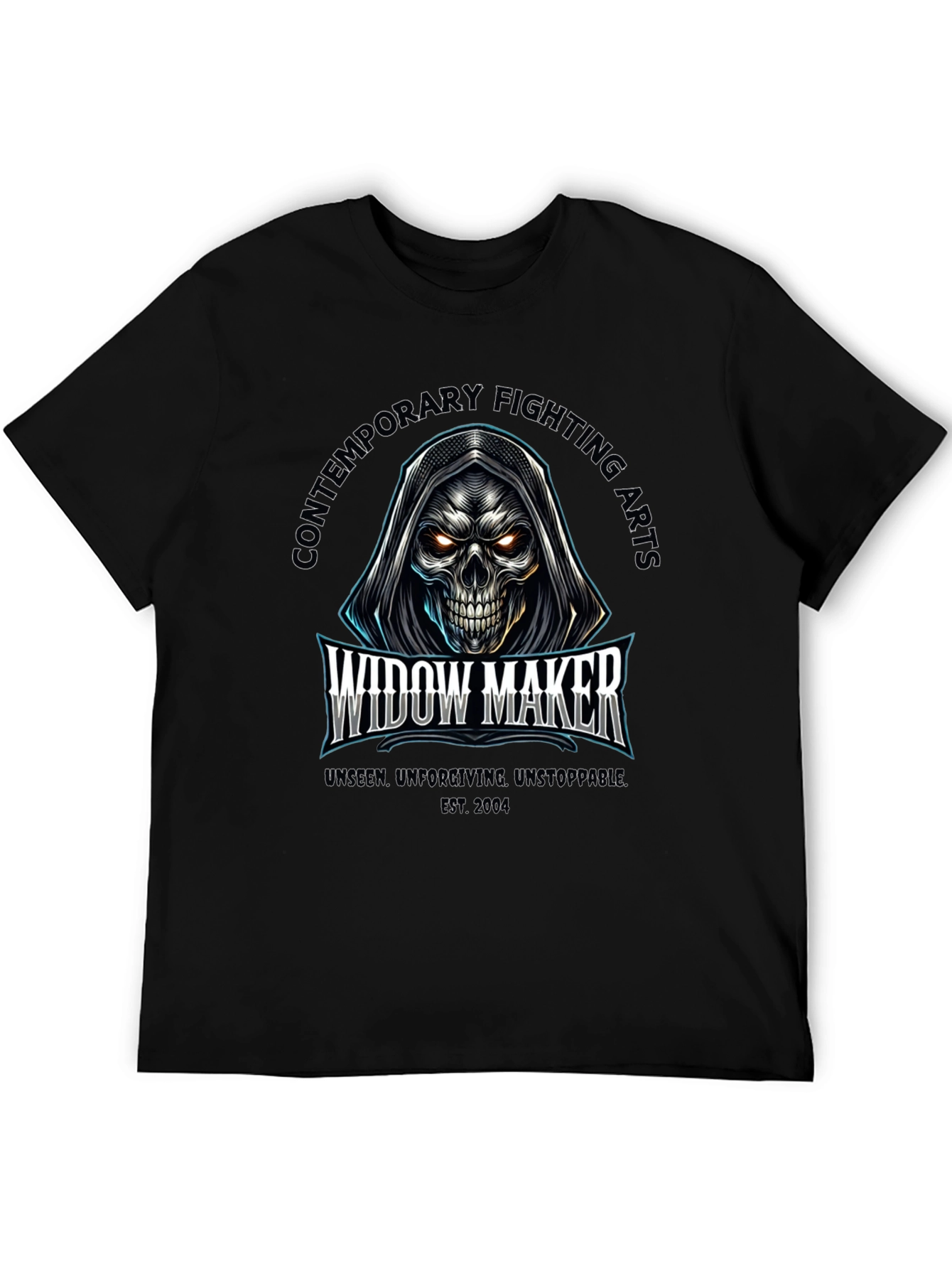 Black Widow Maker Fighting Arts Black Graphic Tee view 5