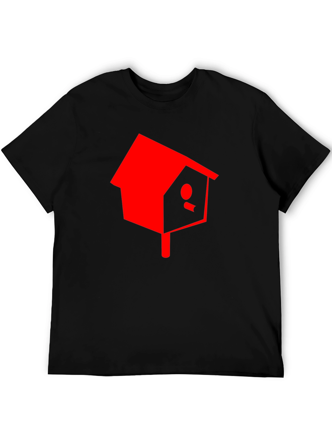 Black Birdhouse Graphic Tee - Stylish Comfort view 5