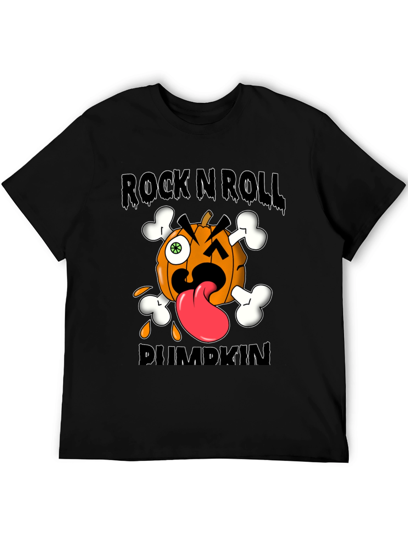 Black Rock N Roll Pumpkin Graphic Tee view 5