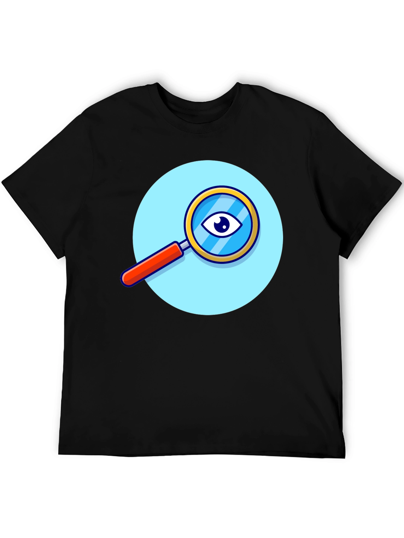 Black Eye See You Graphic Tee - Black Cotton Comfort view 5