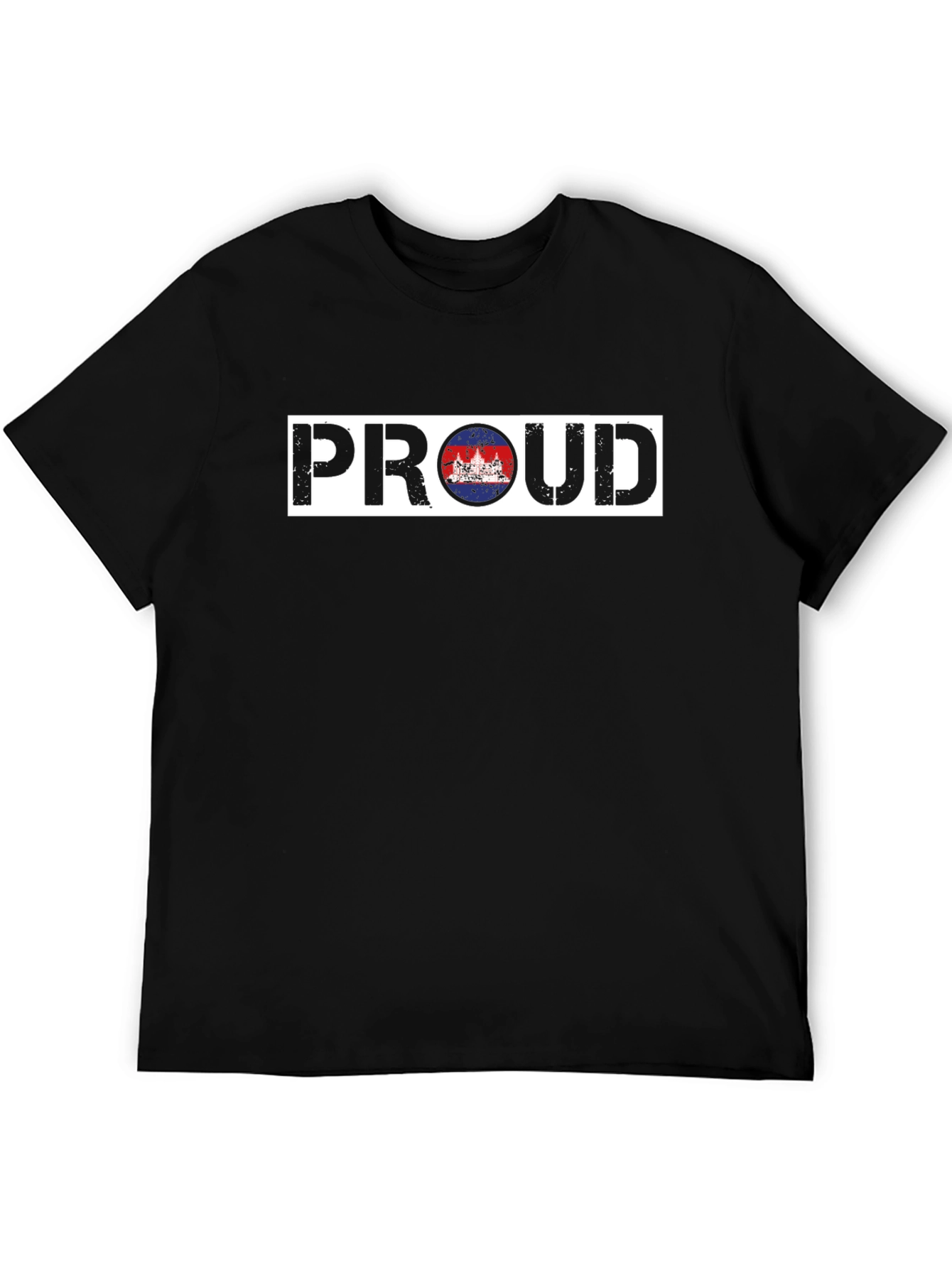Proud Country Flag Graphic Tee - Black - 5
