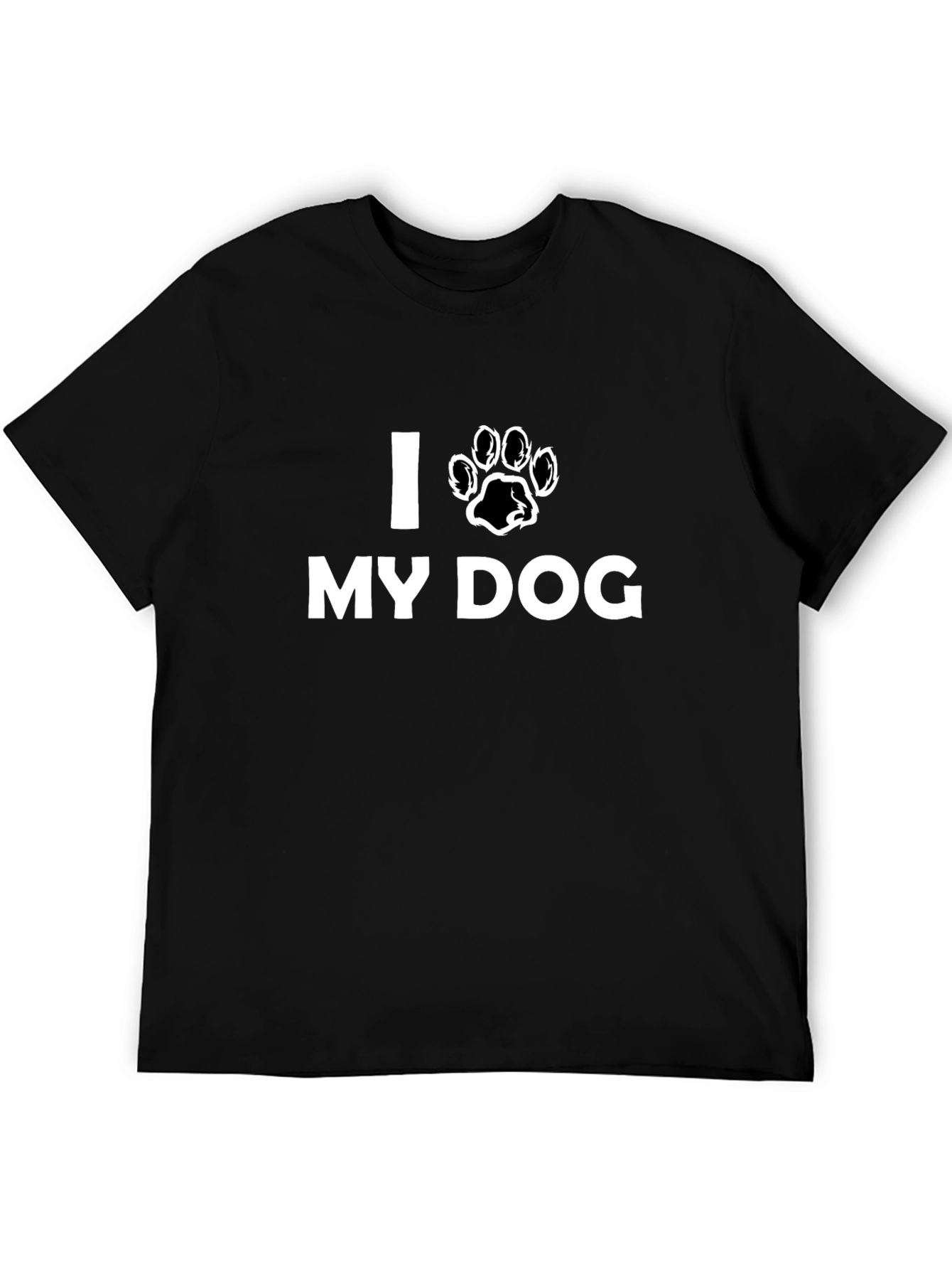 Black I Heart My Dog T-Shirt view 5