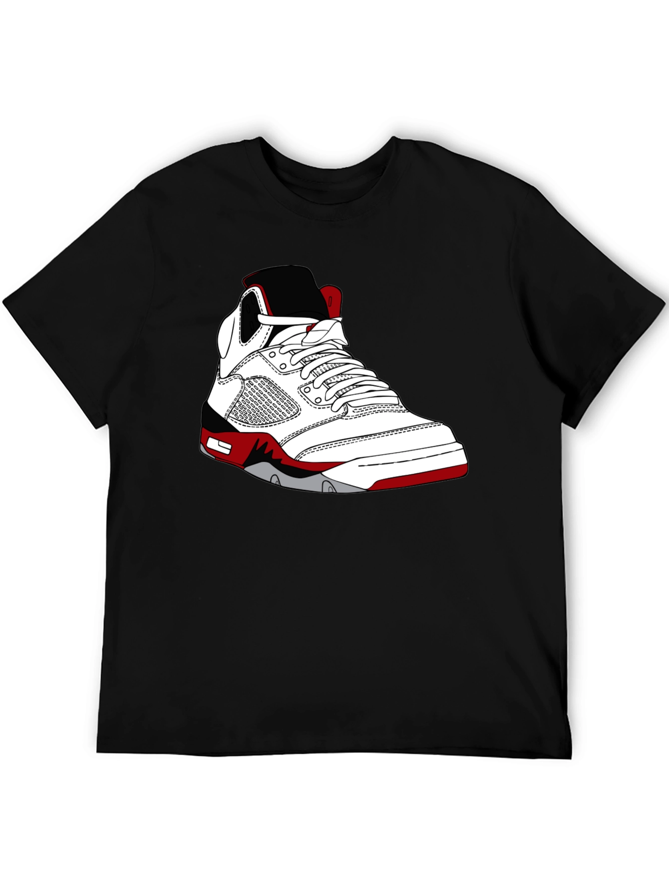 Black Sneaker Graphic T-Shirt - Stylish Black Tee for Sneakerheads view 5