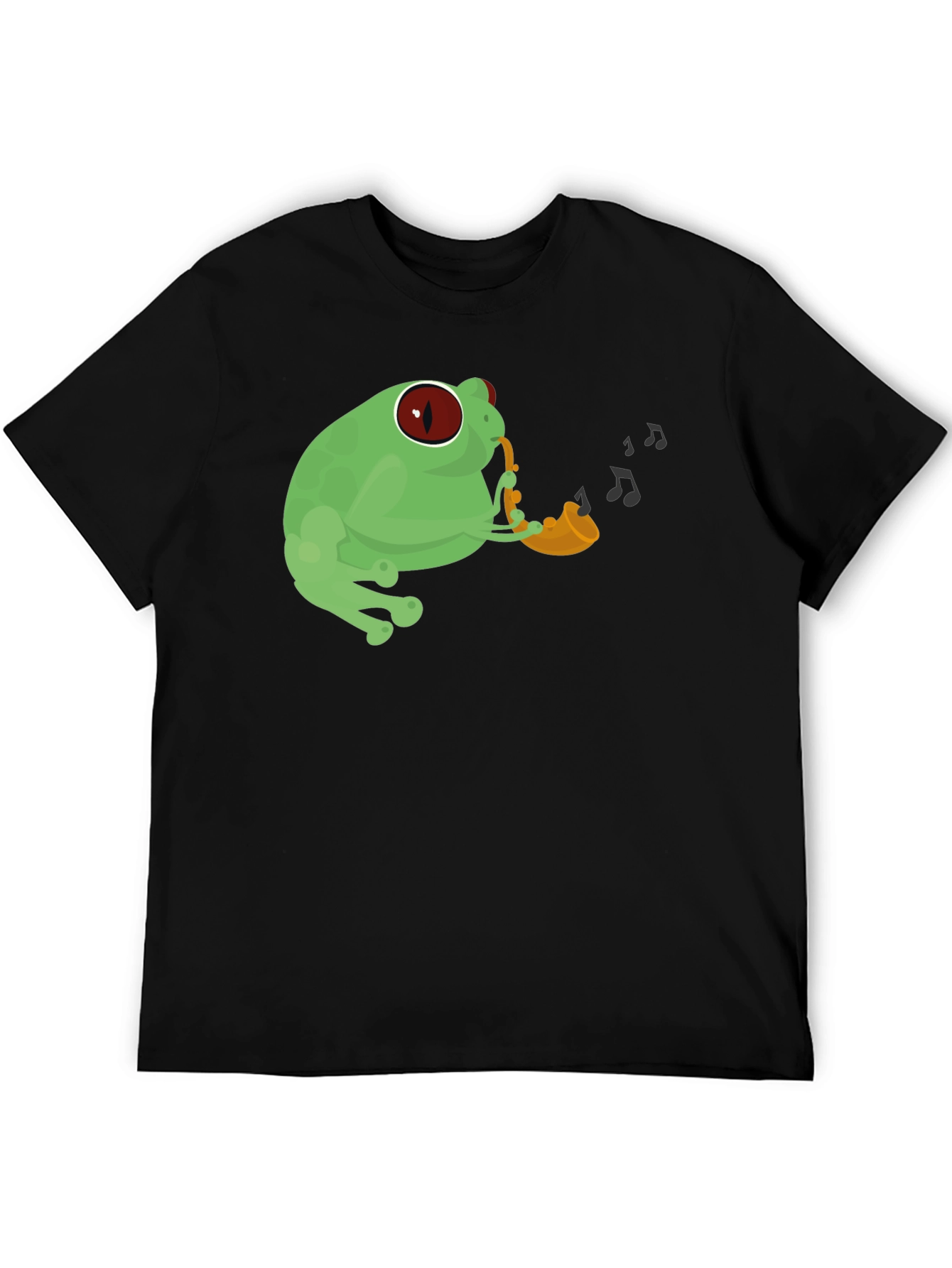 Black Frog Saxophone Graphic Tee view 5