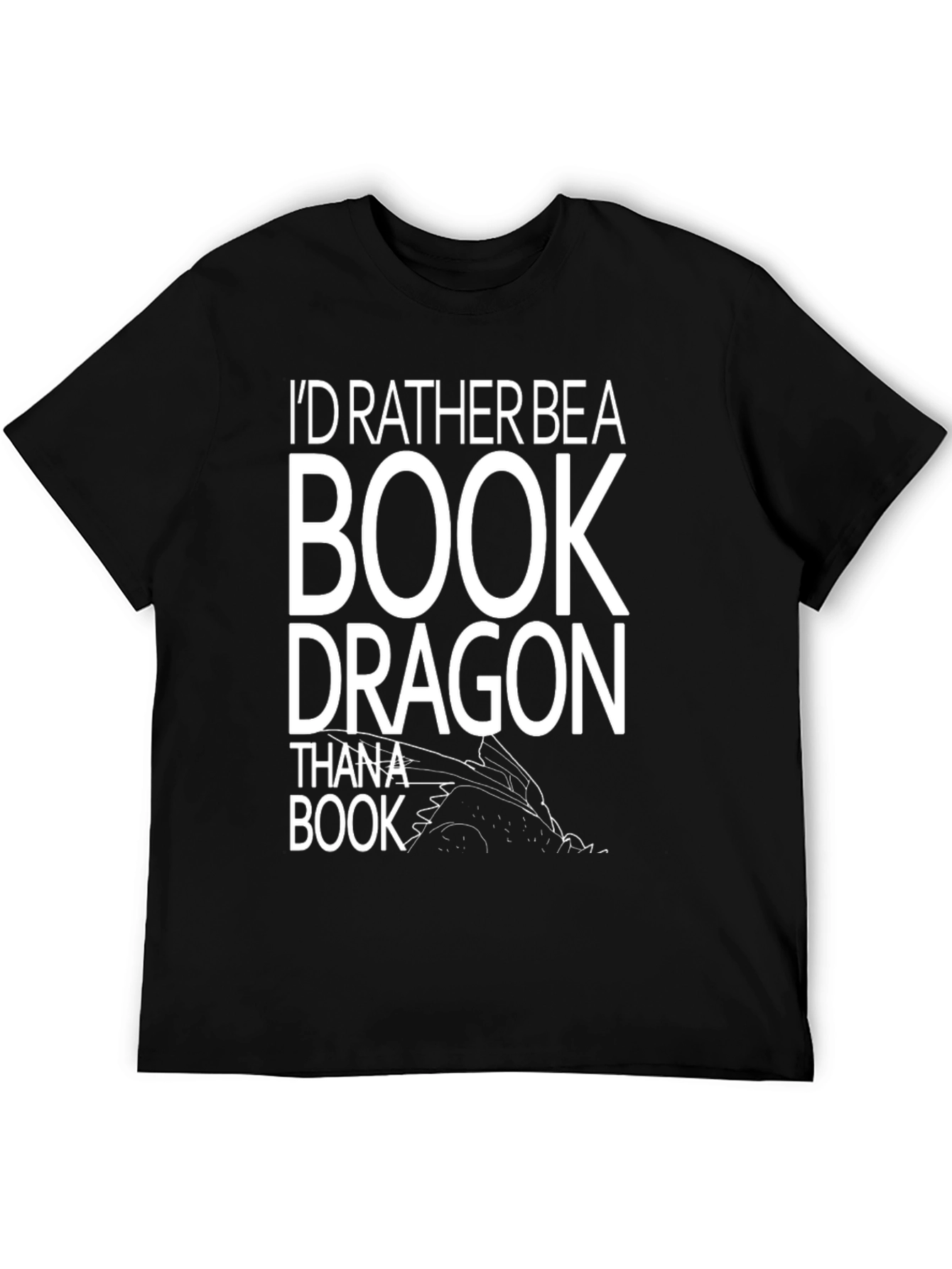 Black Book Dragon T-Shirt - Reader's Delight! view 5