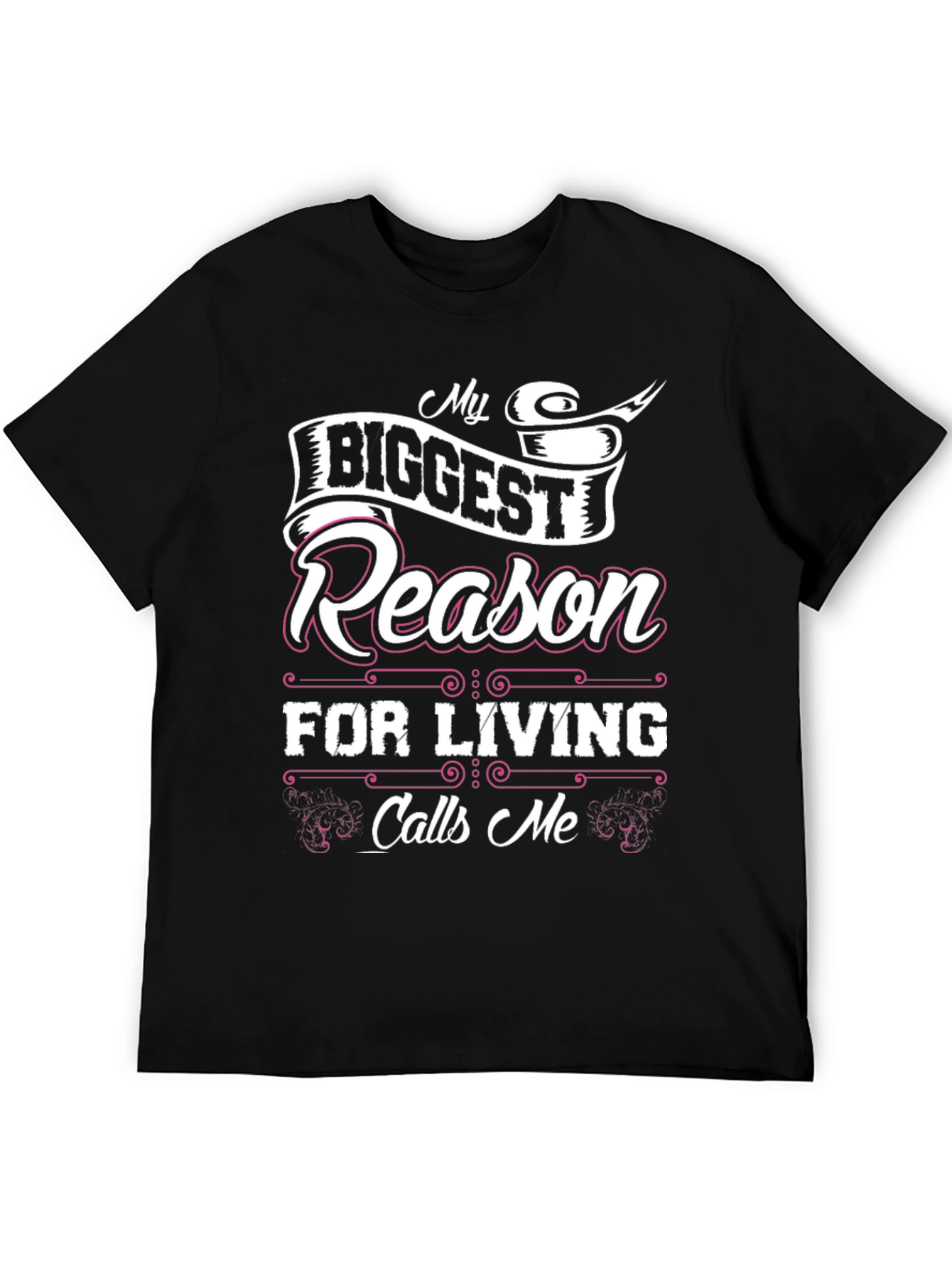 Black My Biggest Reason for Living T-Shirt view 5