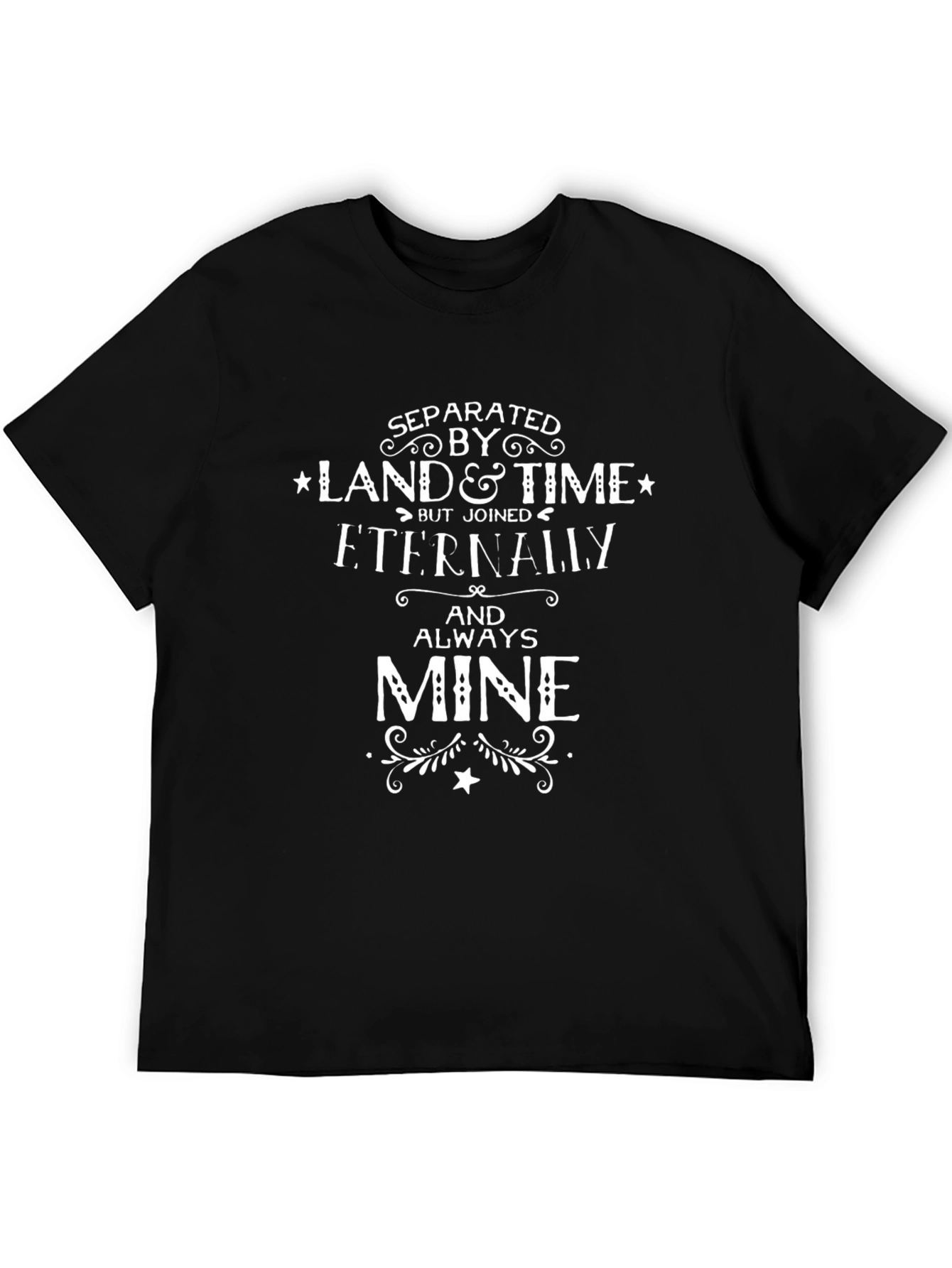 Black Separated by Land & Time T-Shirt view 5