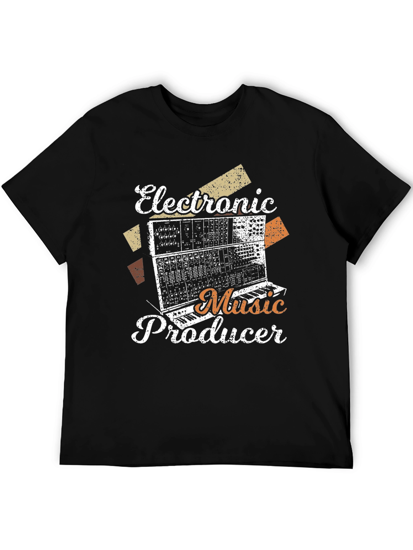 Electronic Music Producer T-Shirt - Retro Synth Design - 5