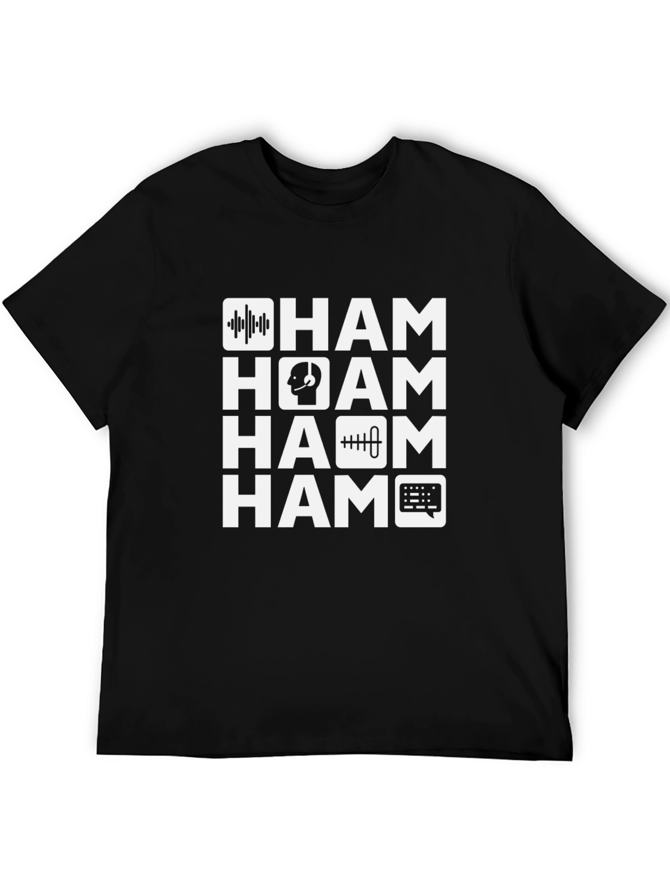 Black HAM Radio Operator T-Shirt - Amateur Radio Gift view 5