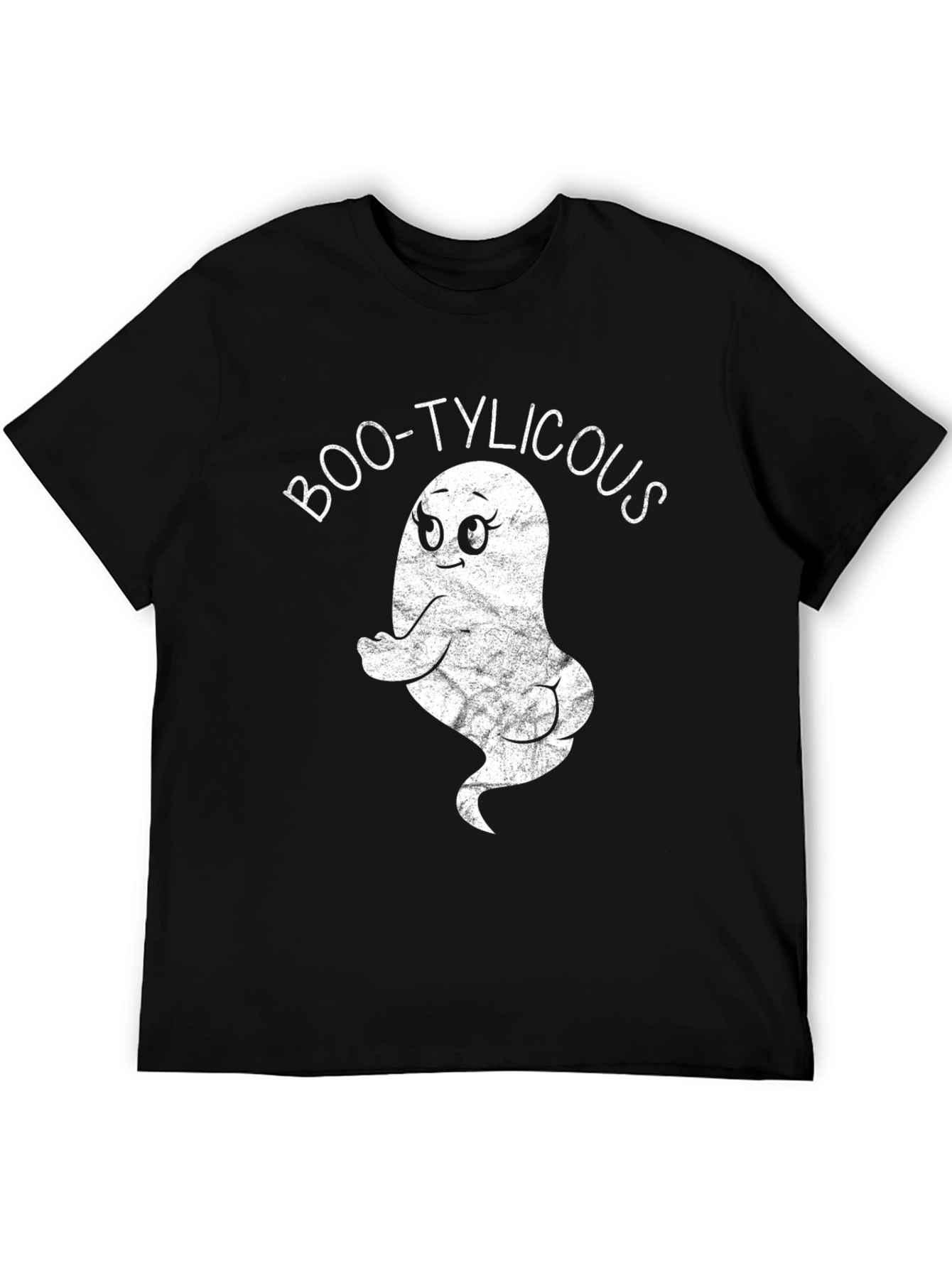 Black Boo-tylicious Ghost Graphic Black Tee view 5