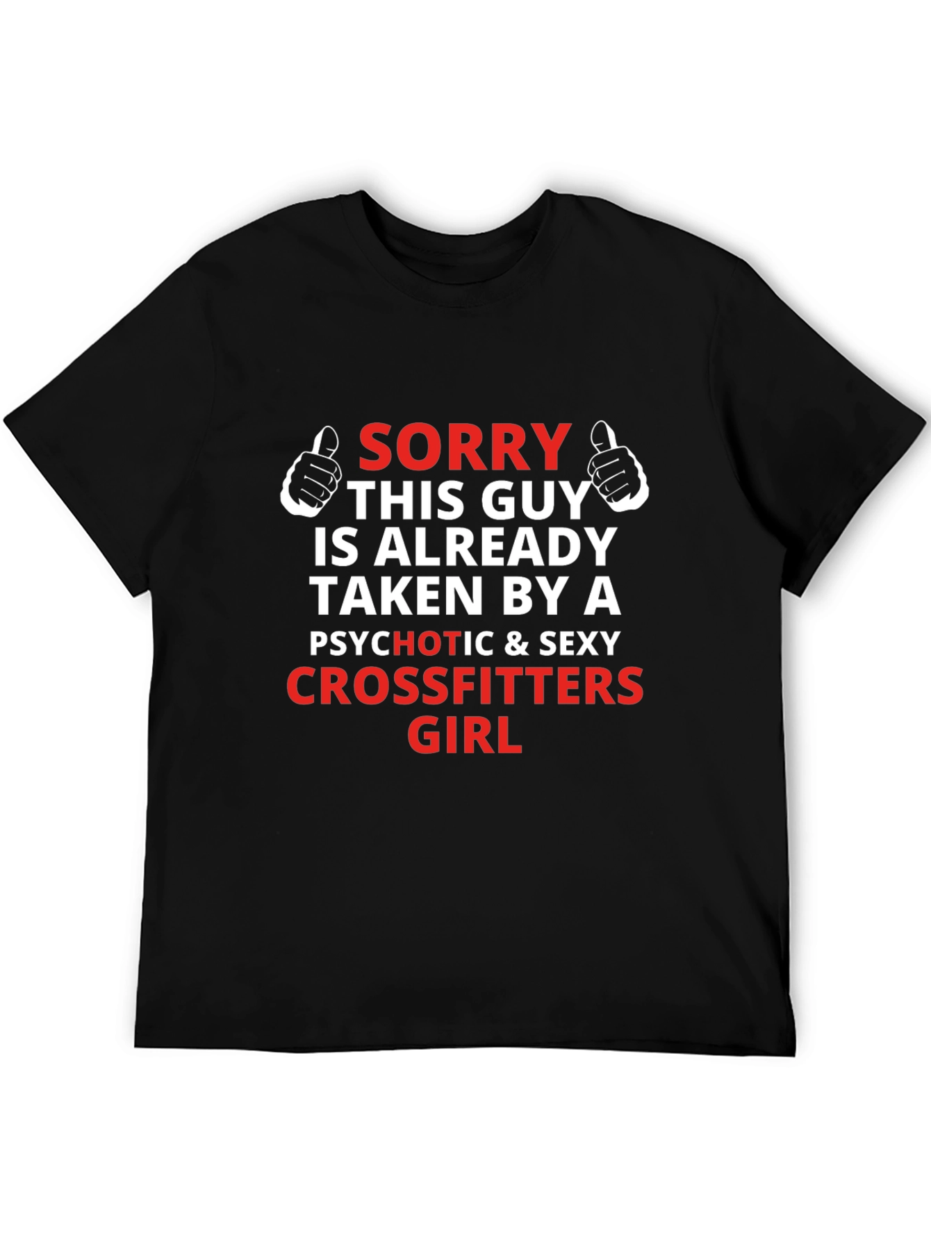 Black Funny Crossfitters Girl Boyfriend T-Shirt view 5