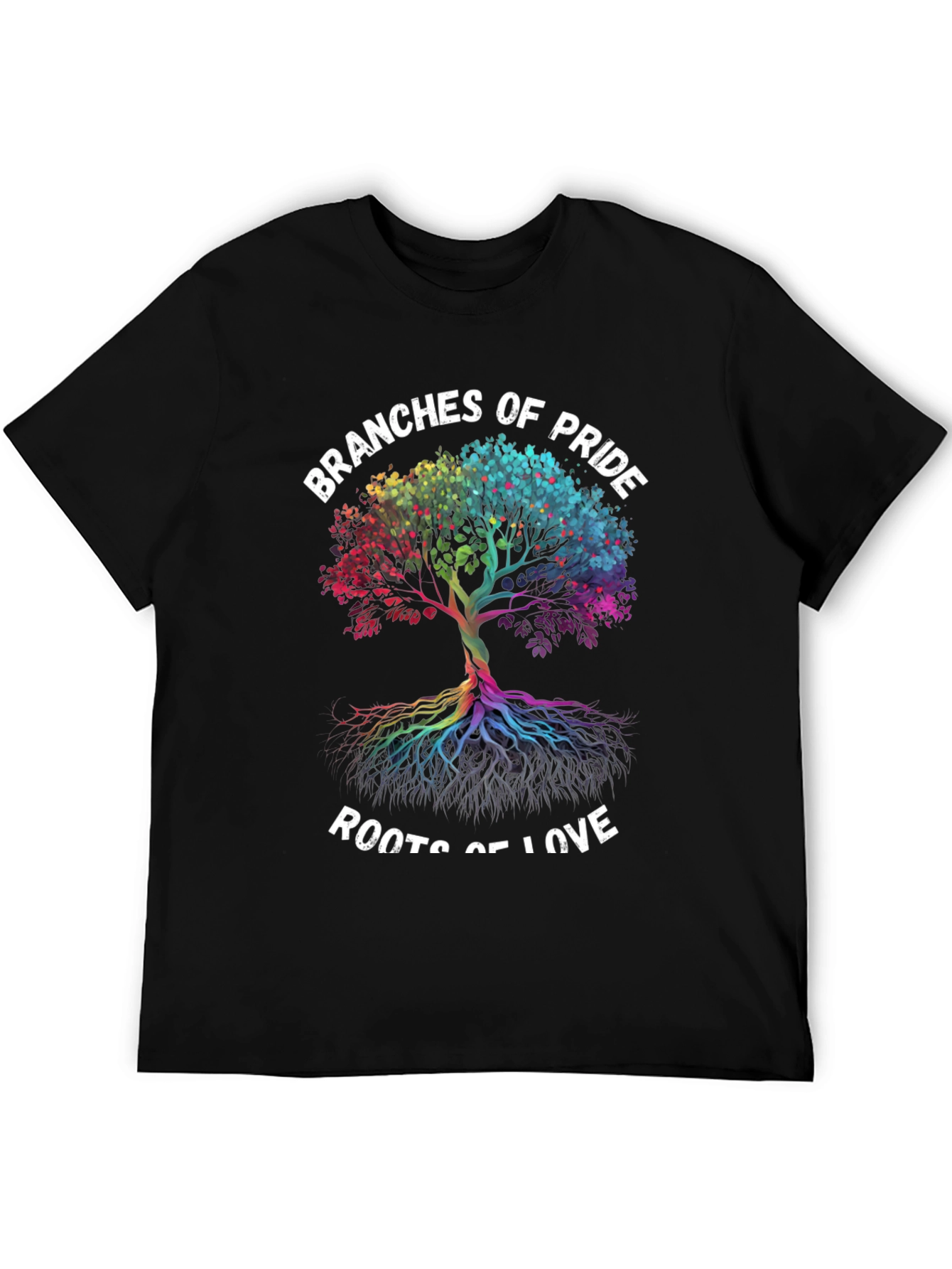 Black Branches of Pride Roots of Love T-Shirt view 5