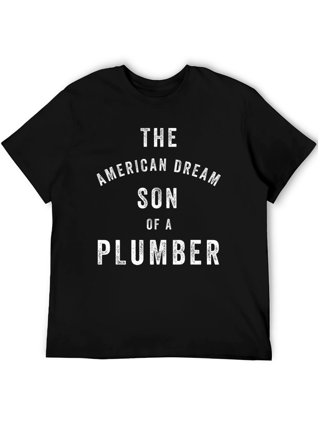 Black American Dream Plumber Graphic Tee view 5