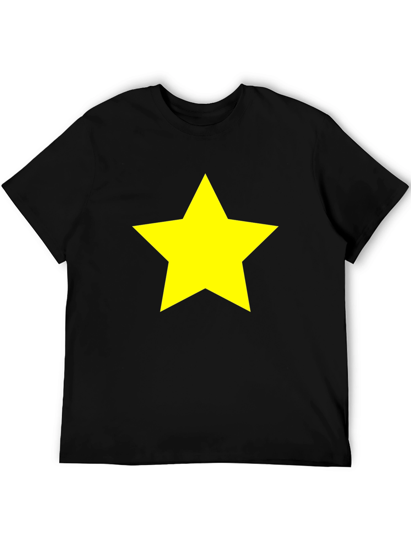 Black Star Graphic Black T-Shirt - Bold & Stylish view 5