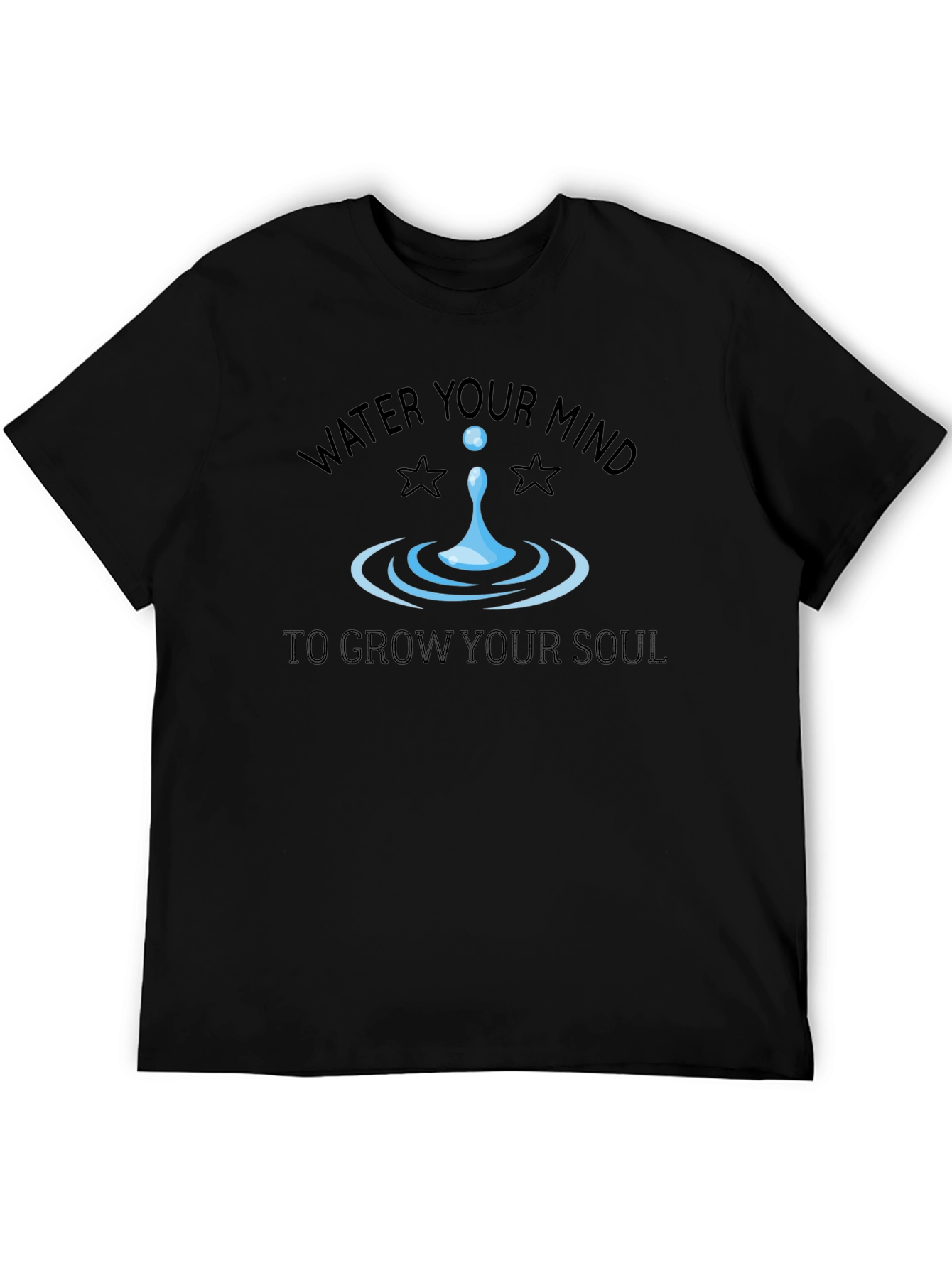 Black Water Your Mind Graphic T-Shirt view 5