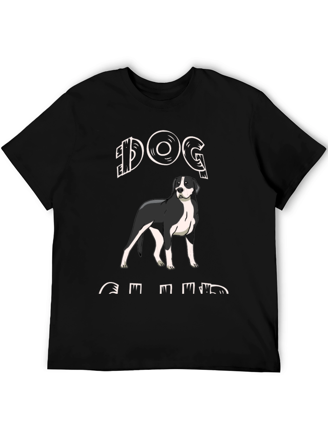 Black Dog Breed T-Shirt - Black view 5
