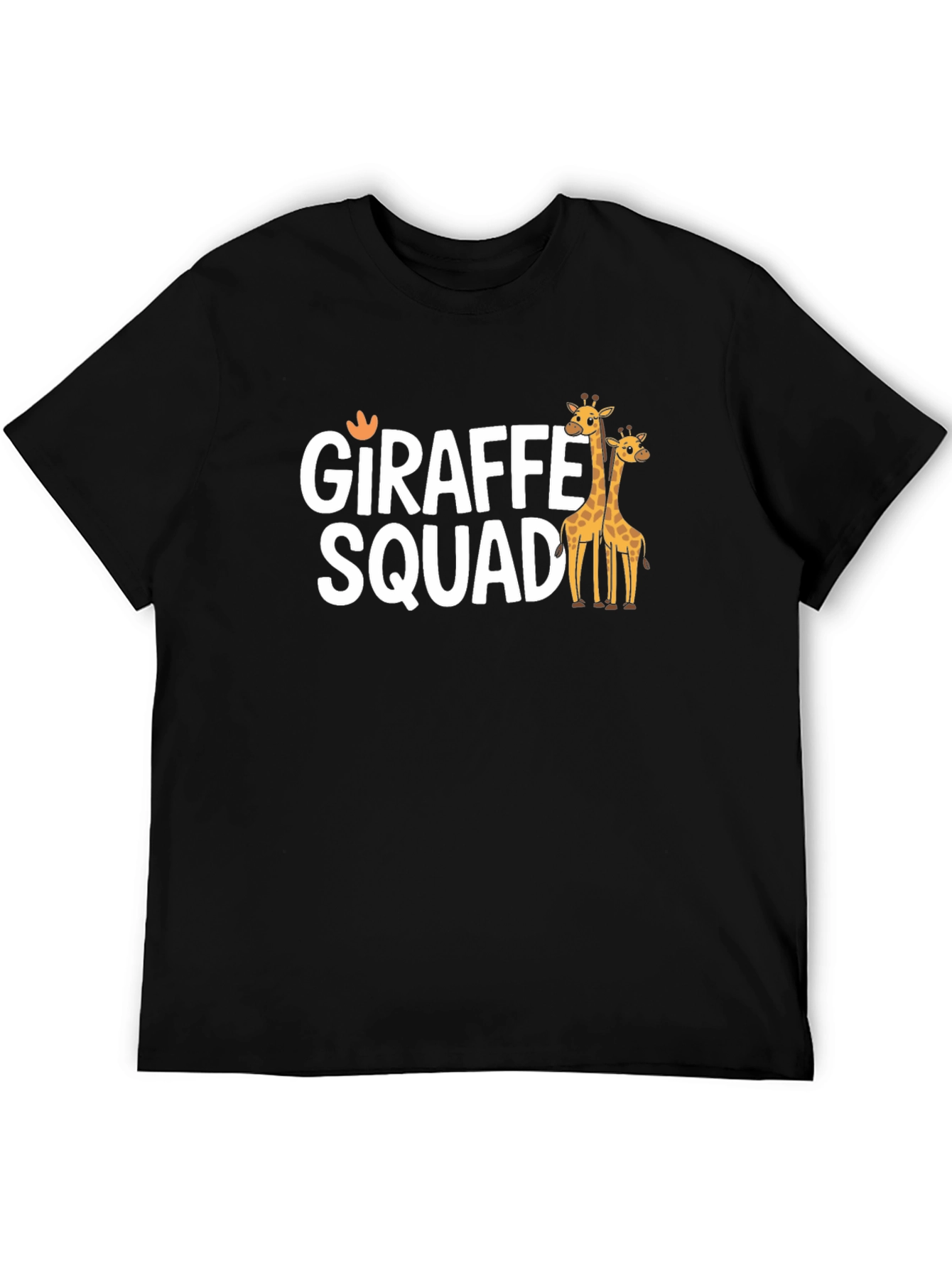 Black Giraffe Squad T-Shirt - Funny Animal Tee view 5