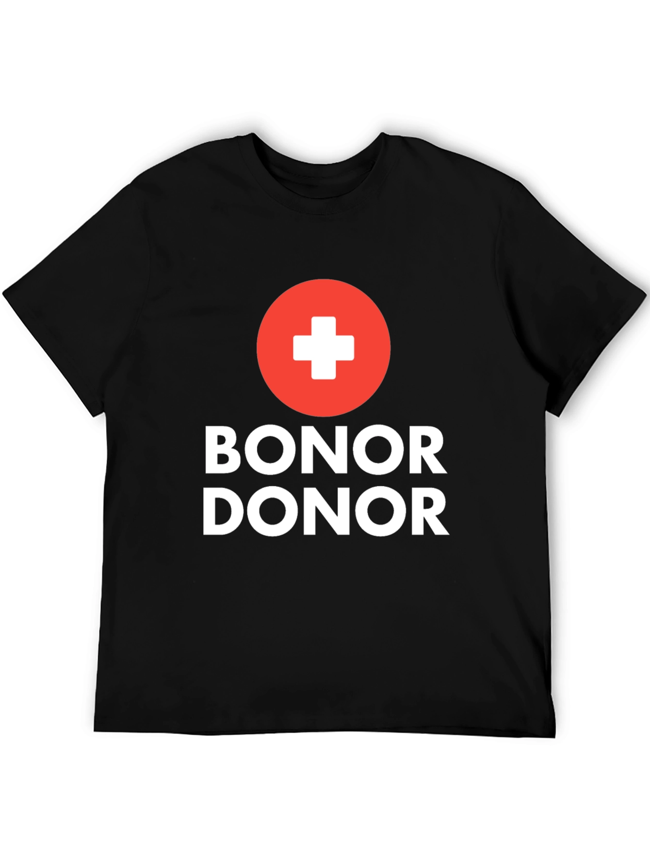 Black Bonor Donor T-Shirt - Donate with Style view 5