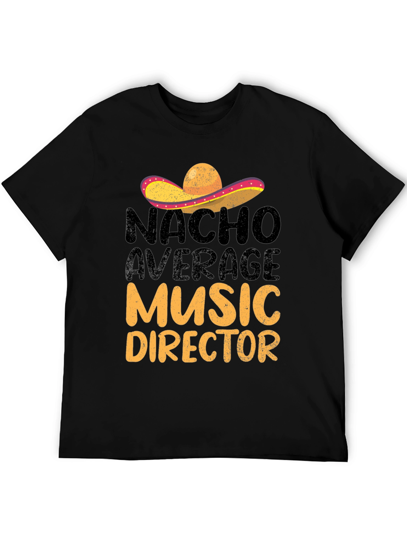 Black Nacho Average Music Director T-Shirt view 5