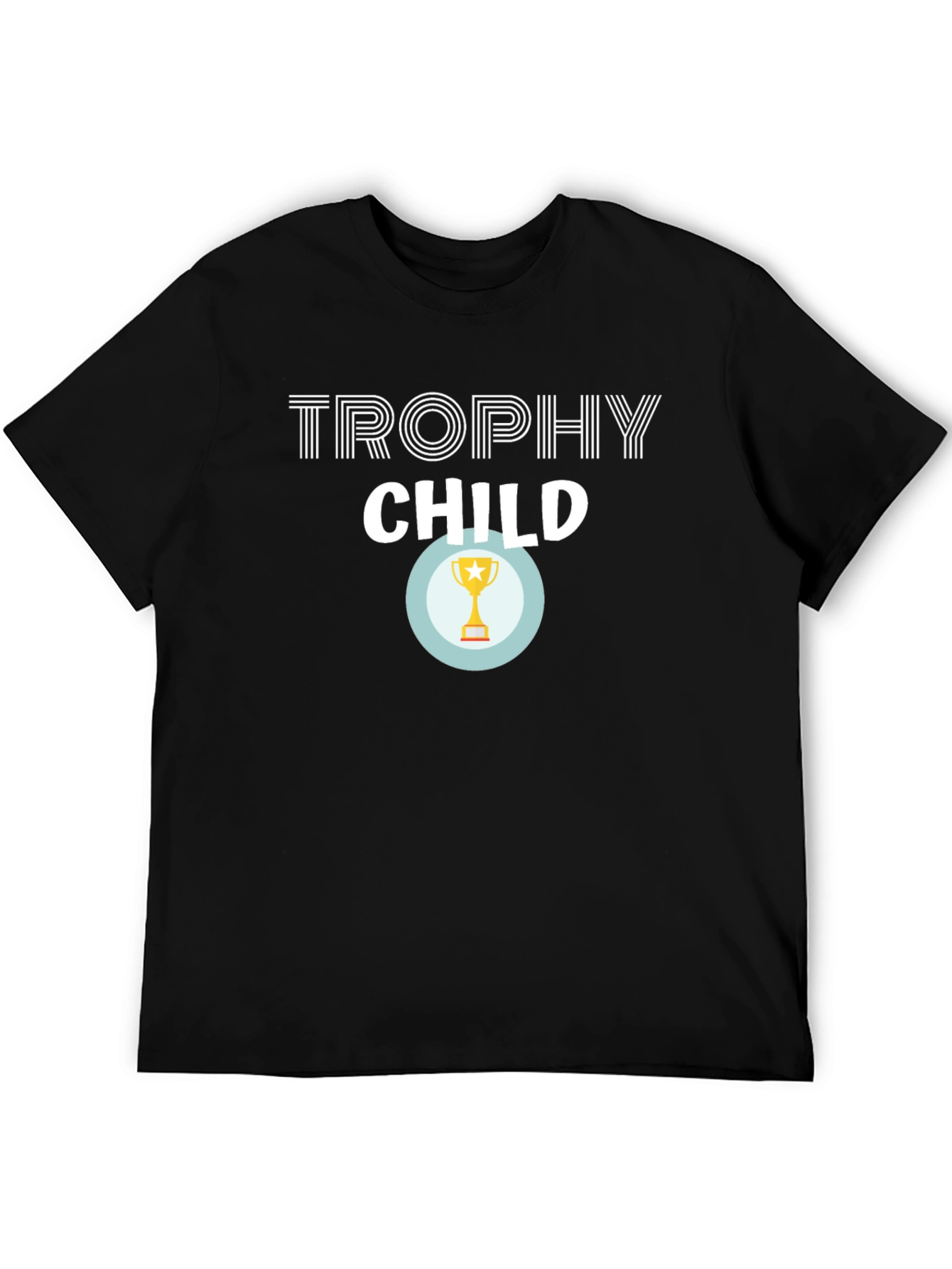 Black Trophy Child Black Graphic Tee view 5