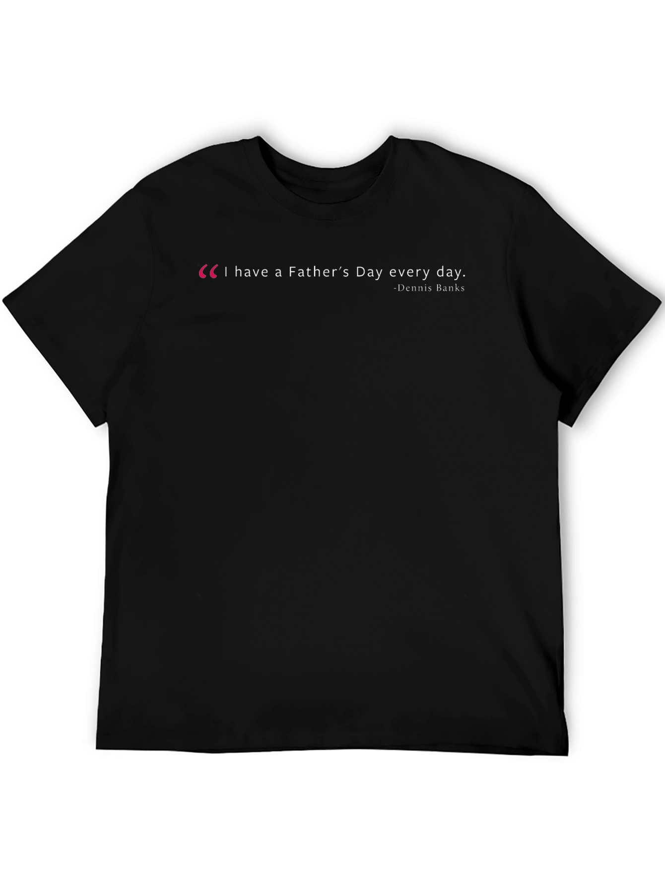 Black Father's Day Everyday T-Shirt view 5