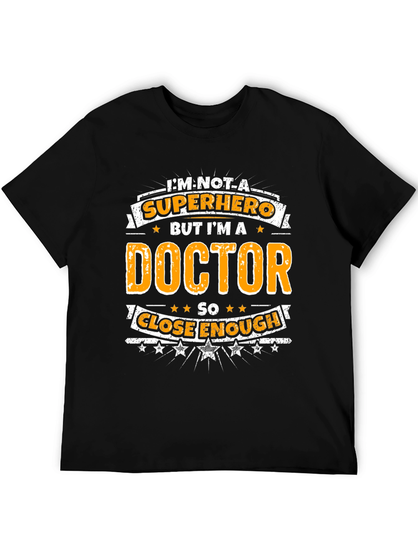 Black Doctor Superhero Funny T-Shirt - Gift for Medical Professionals view 5