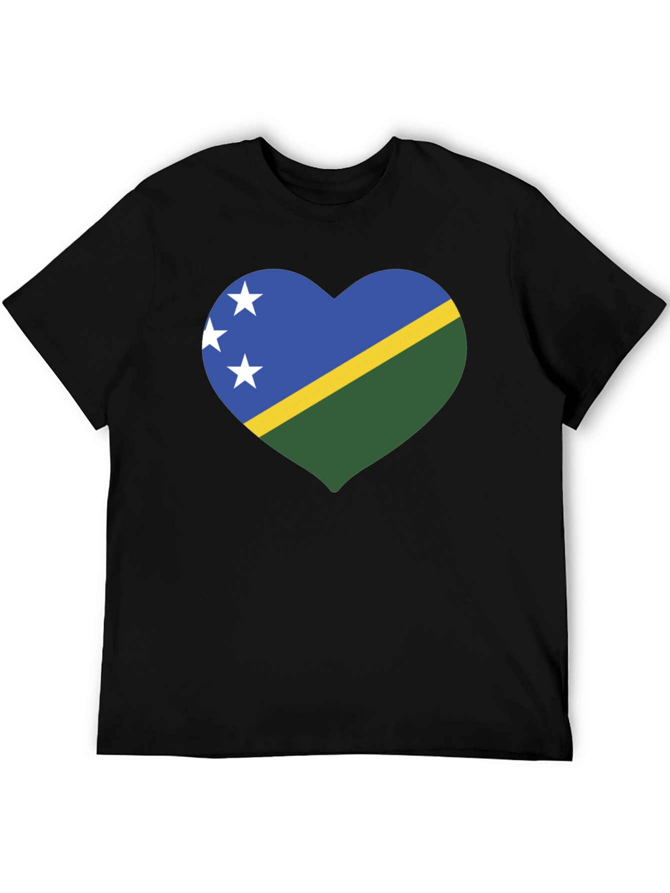 Solomon Islands Heart Flag T-Shirt - 5