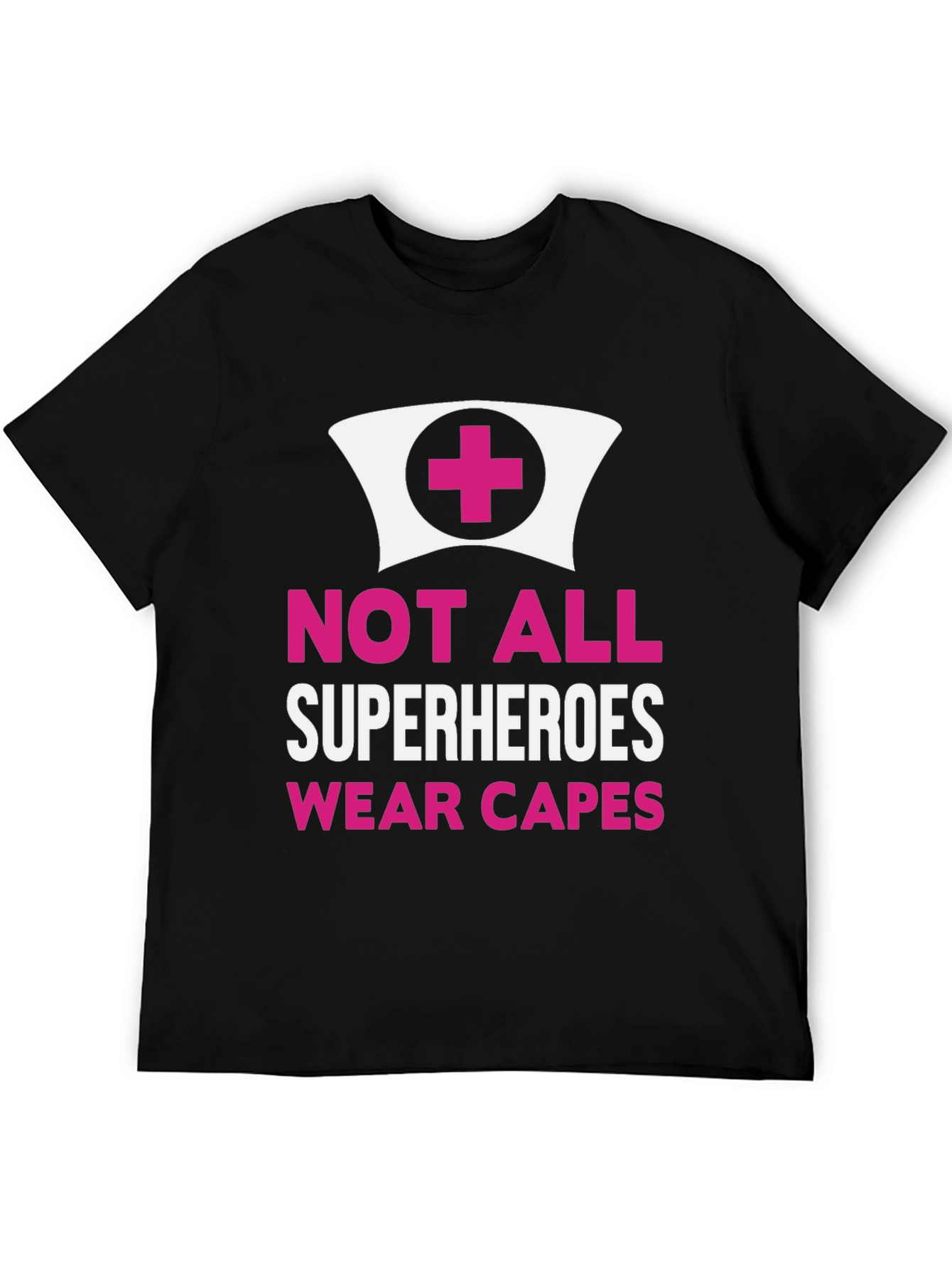 Not All Superheroes Wear Capes T-Shirt - Black - 5
