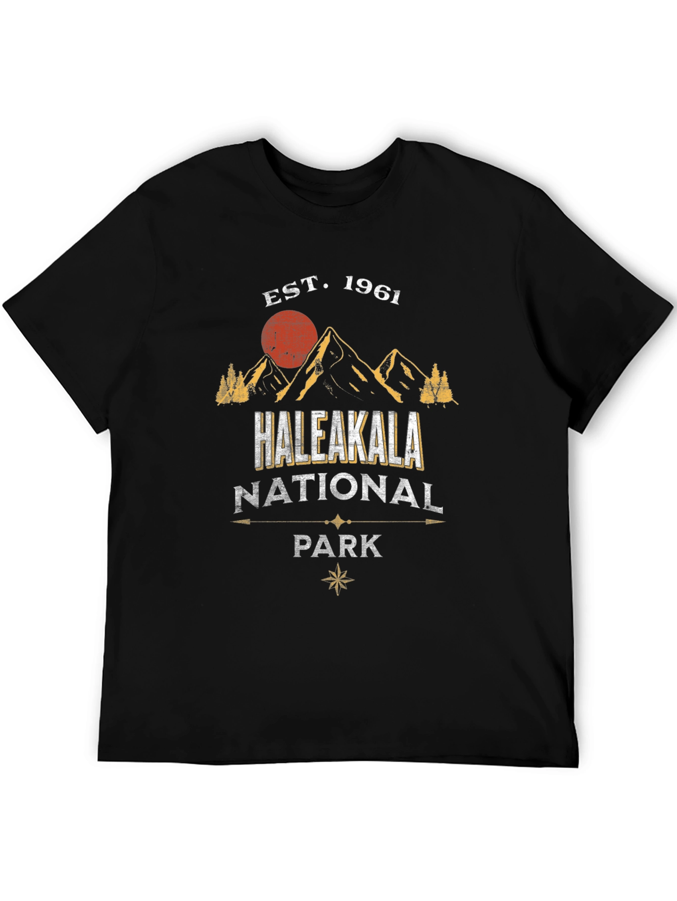 Black Haleakala National Park T-Shirt, Est. 1961 view 5