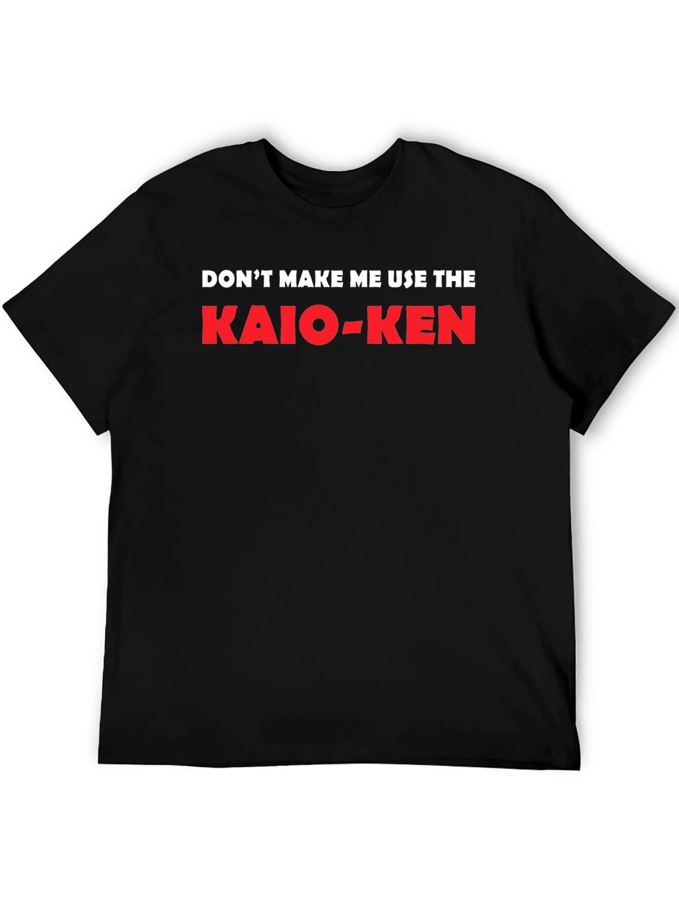Black Kaio-Ken T-Shirt - Black Graphic Tee for Anime Fans view 5