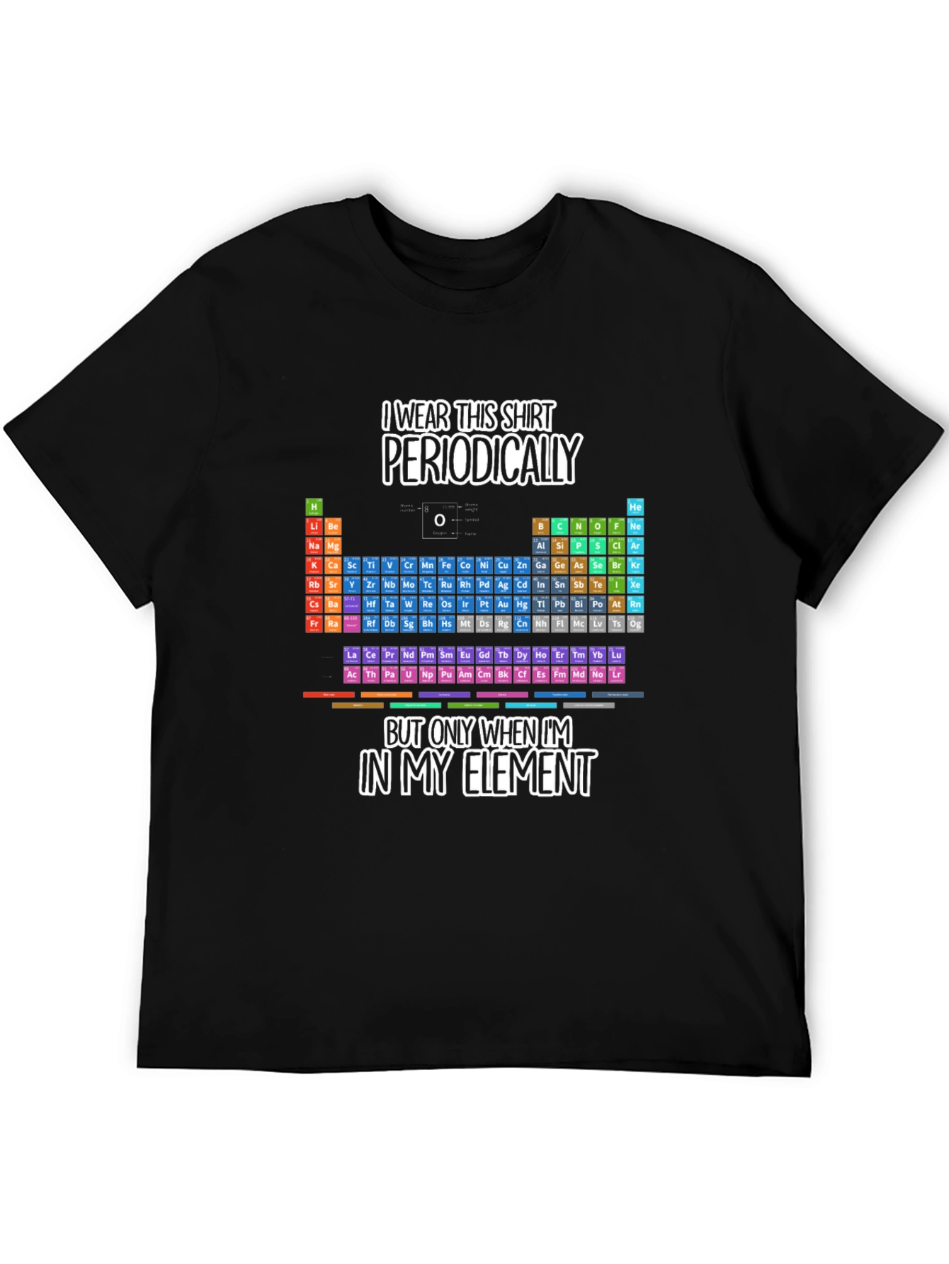 Periodic Table T-Shirt - "In My Element" Funny Science Tee - 5