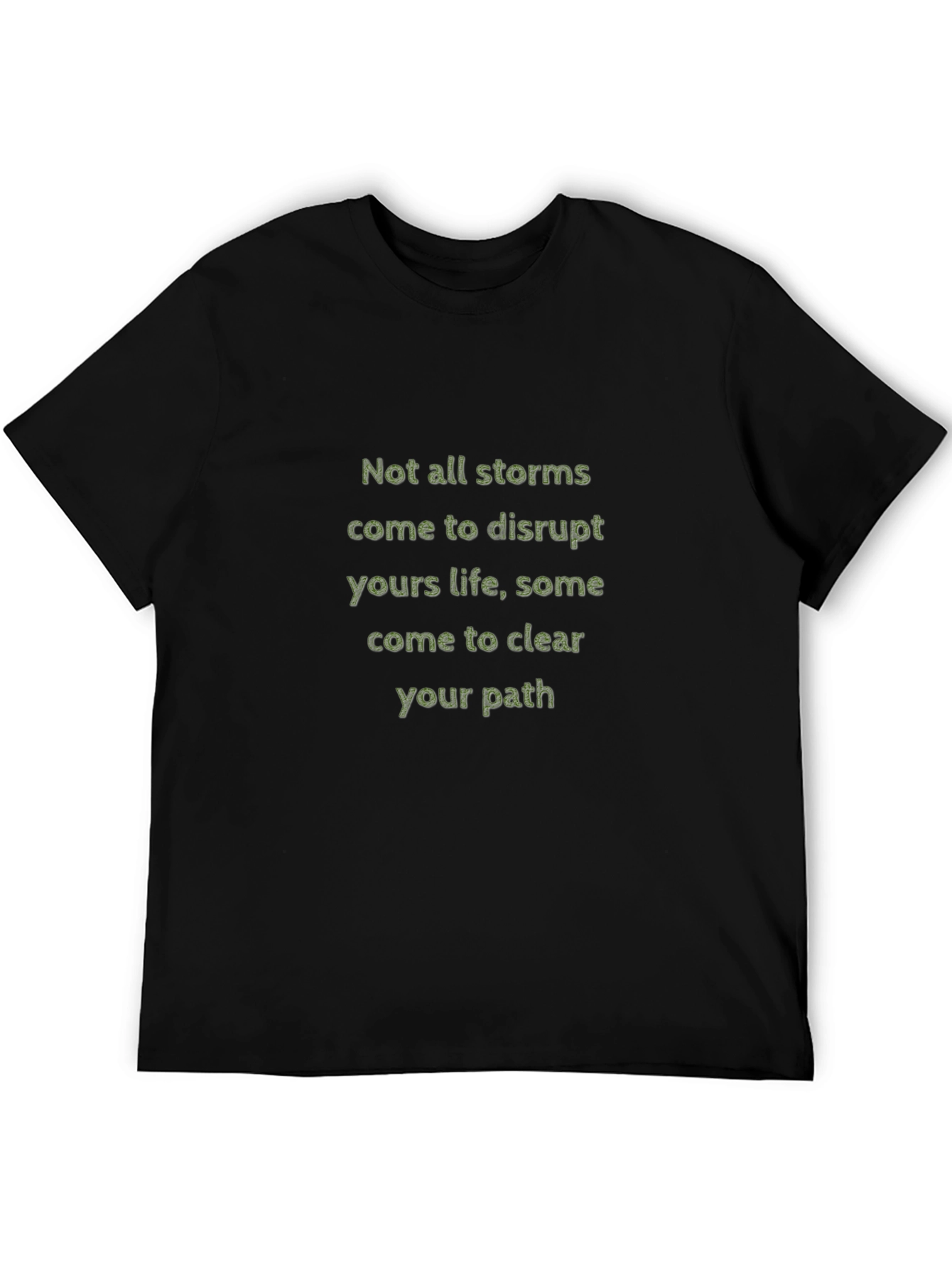 Black Storms T-Shirt: Motivational, Inspiring Design view 5