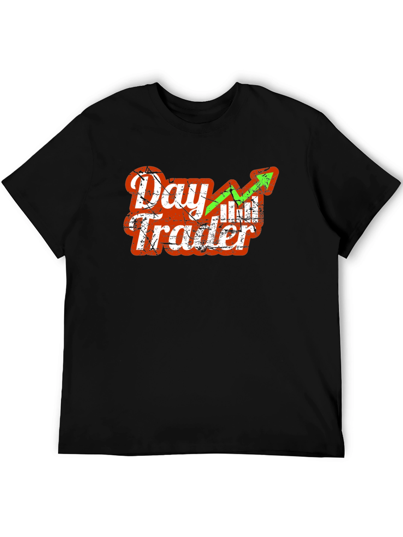Black Day Trader Graphic T-Shirt - Stock Market Apparel view 5