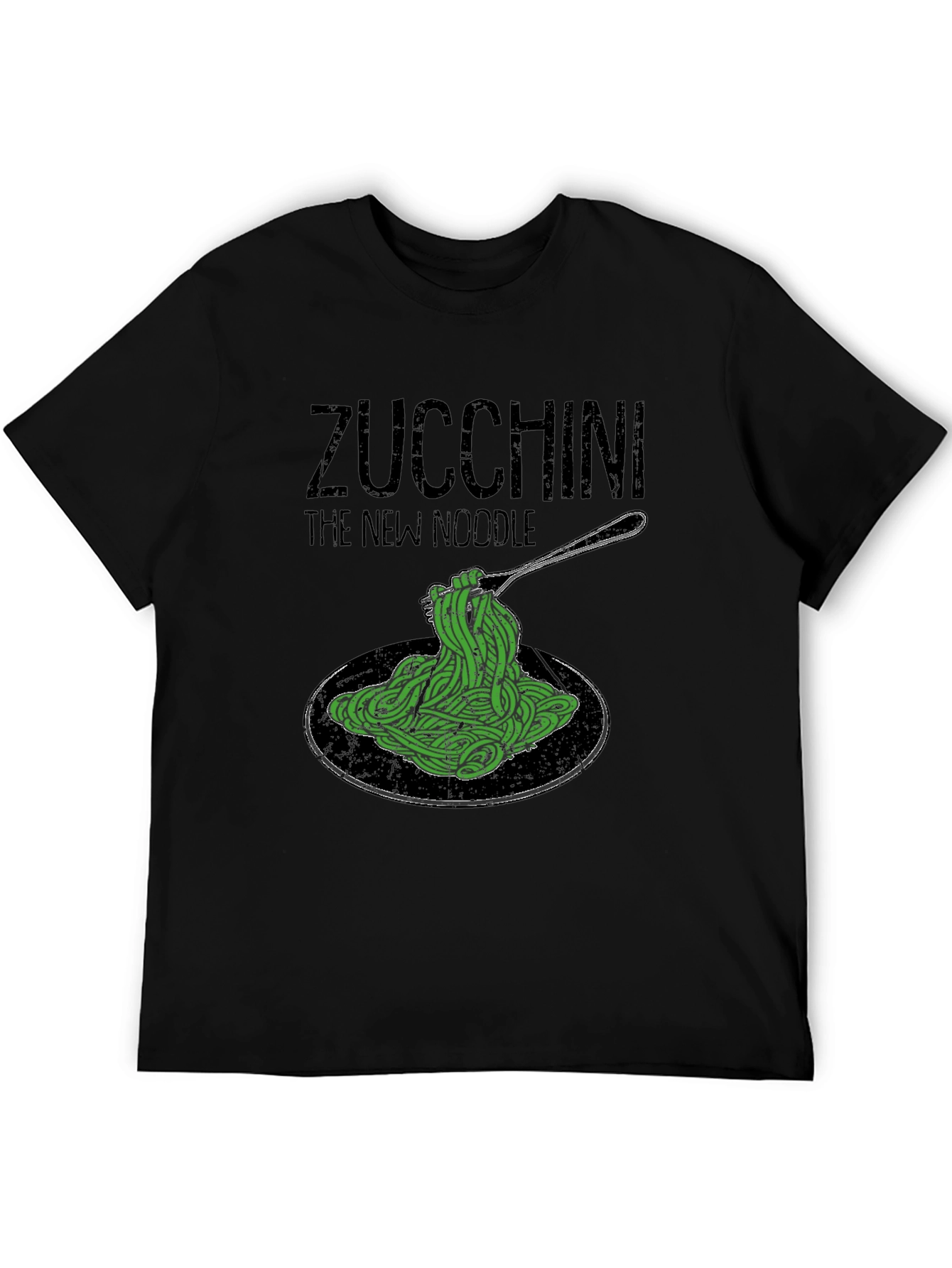 Zucchini The New Noodle Graphic Tee -  Healthy Eating Shirt - 5