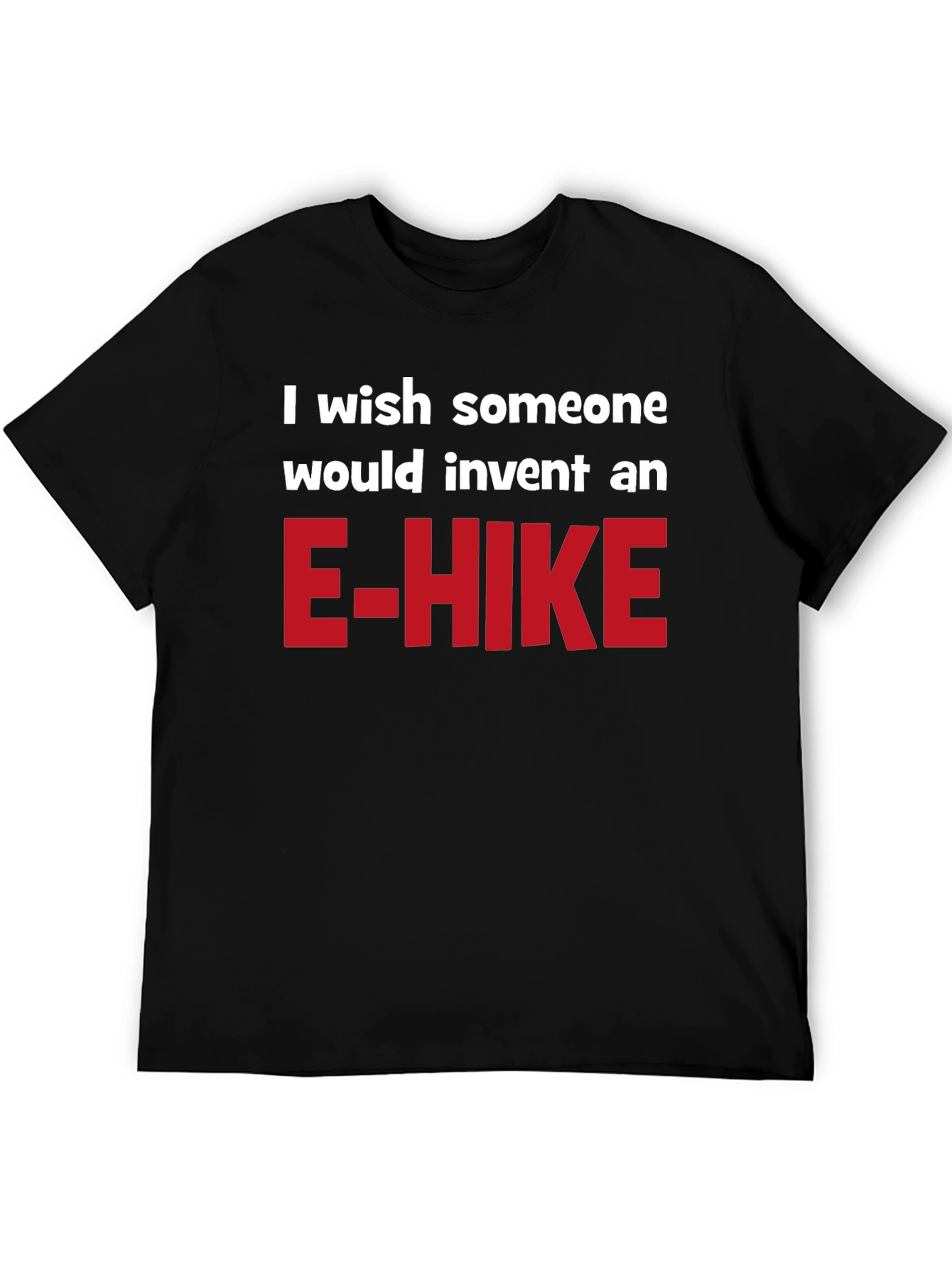 Black E-Hike Wish Graphic T-Shirt view 5