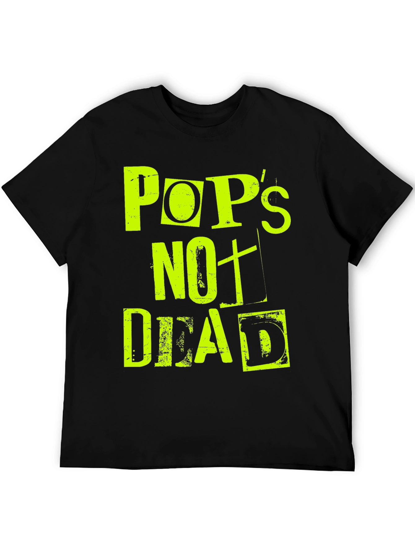 Black Pops Not Dead Graphic Print Tee view 5