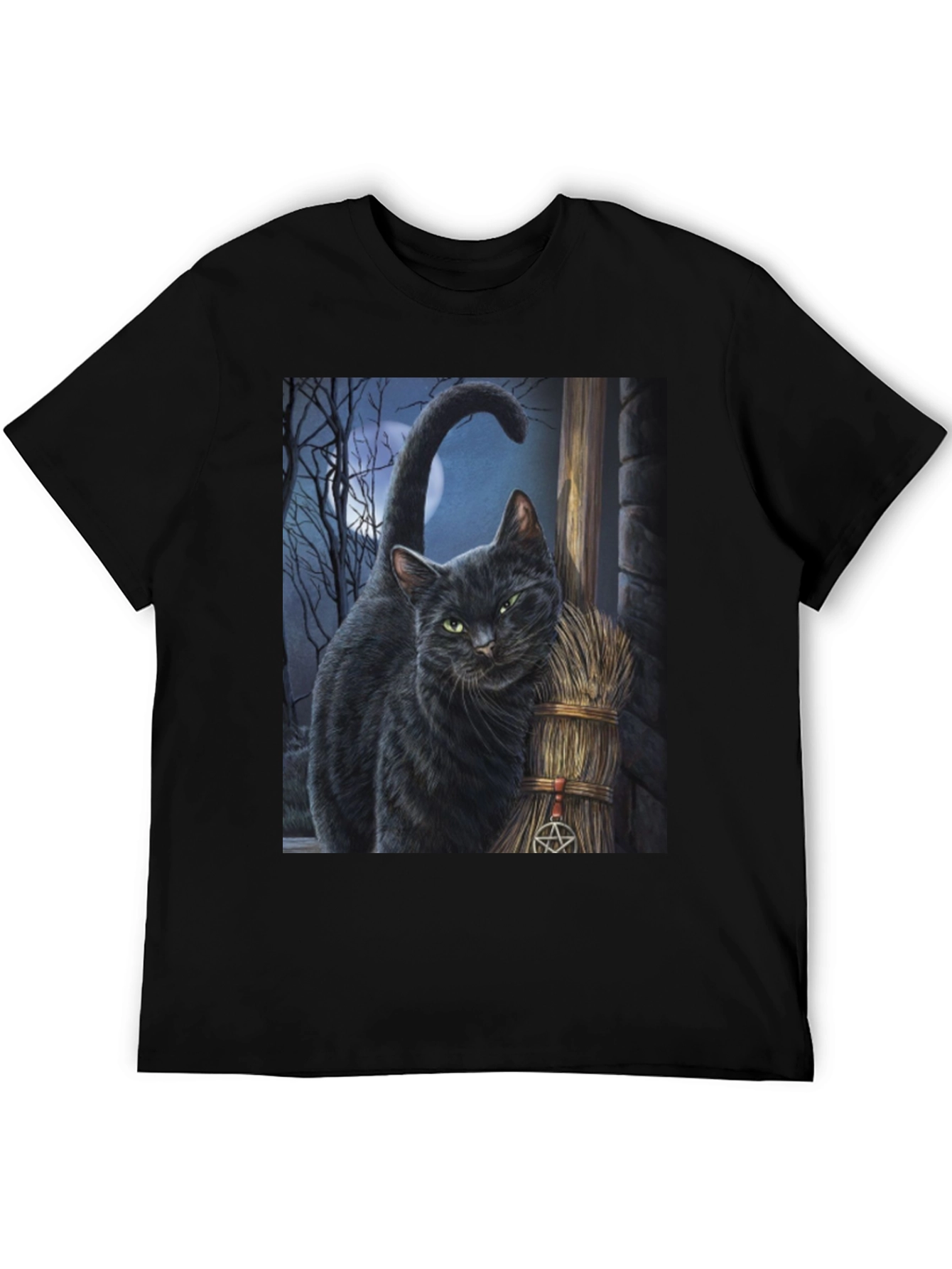 Black Black Cat Witchcraft T-Shirt view 5