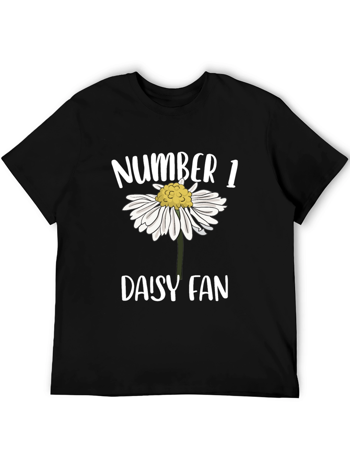 Number 1 Daisy Fan Graphic T-Shirt - 5