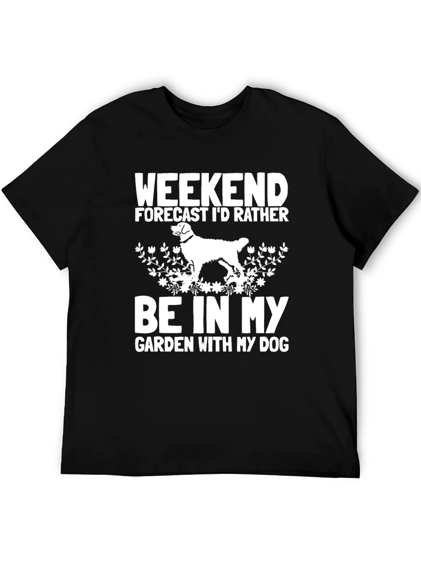 Black Weekend Dog Lover T-Shirt view 5