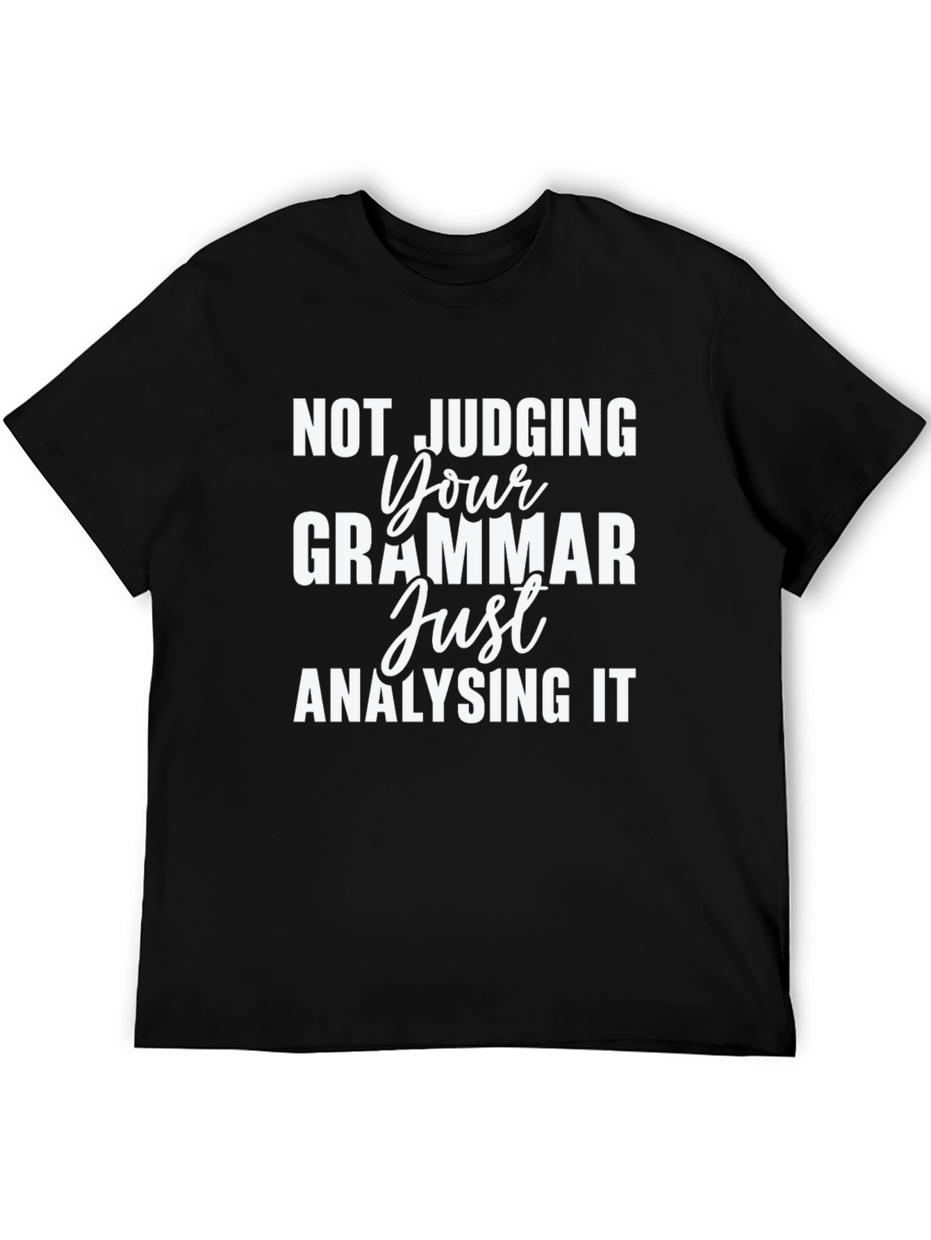 Black Grammar Analyzing Black Tee view 5