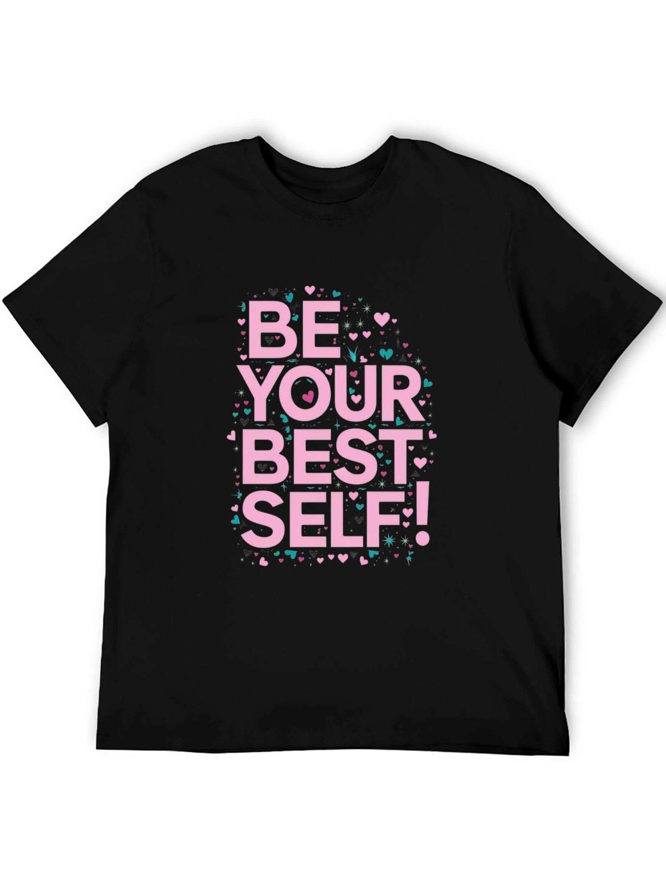 Black Be Your Best Self Graphic Tee view 5