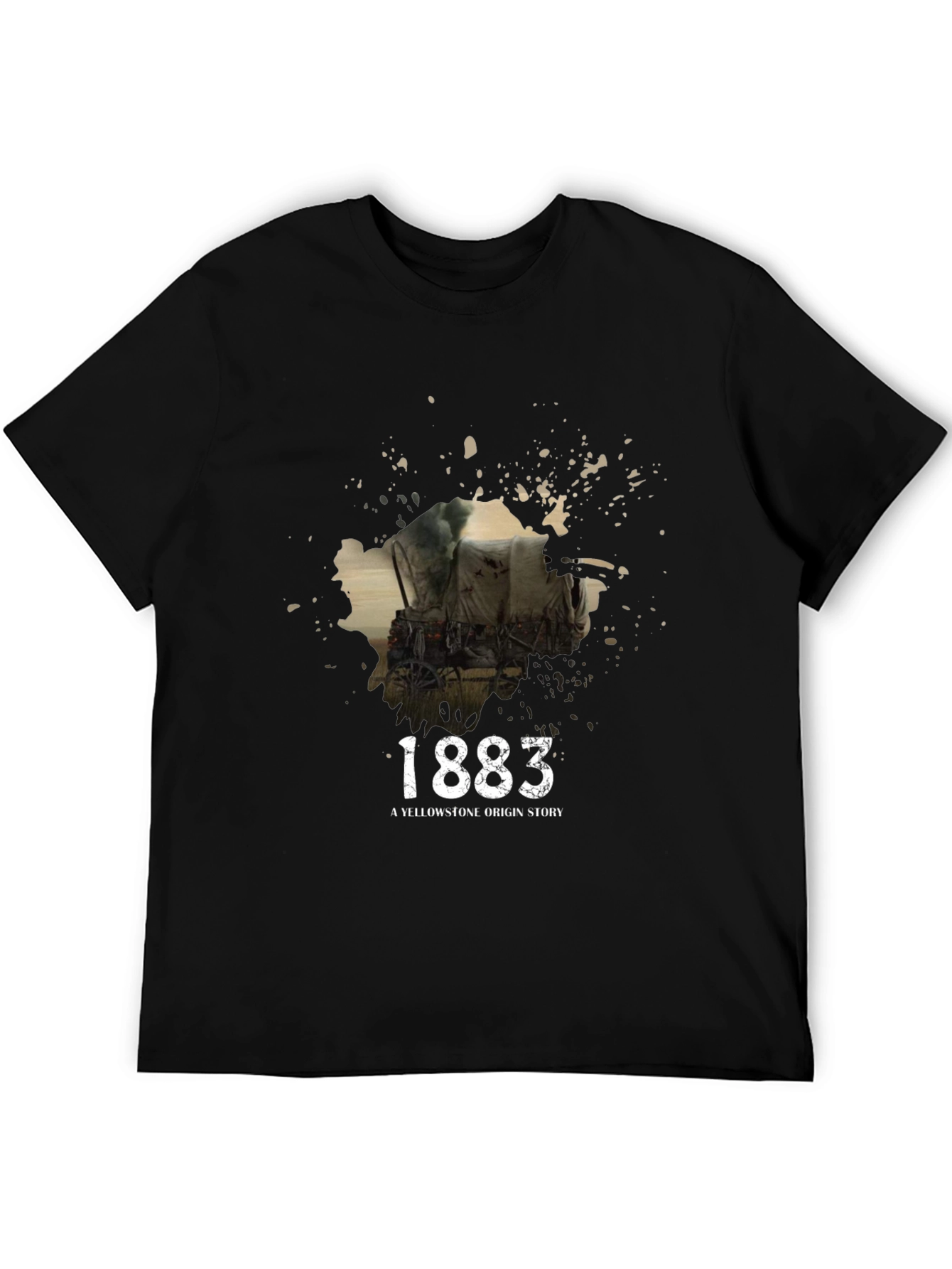 Black 1883 Yellowstone Origin Story Graphic Tee view 5