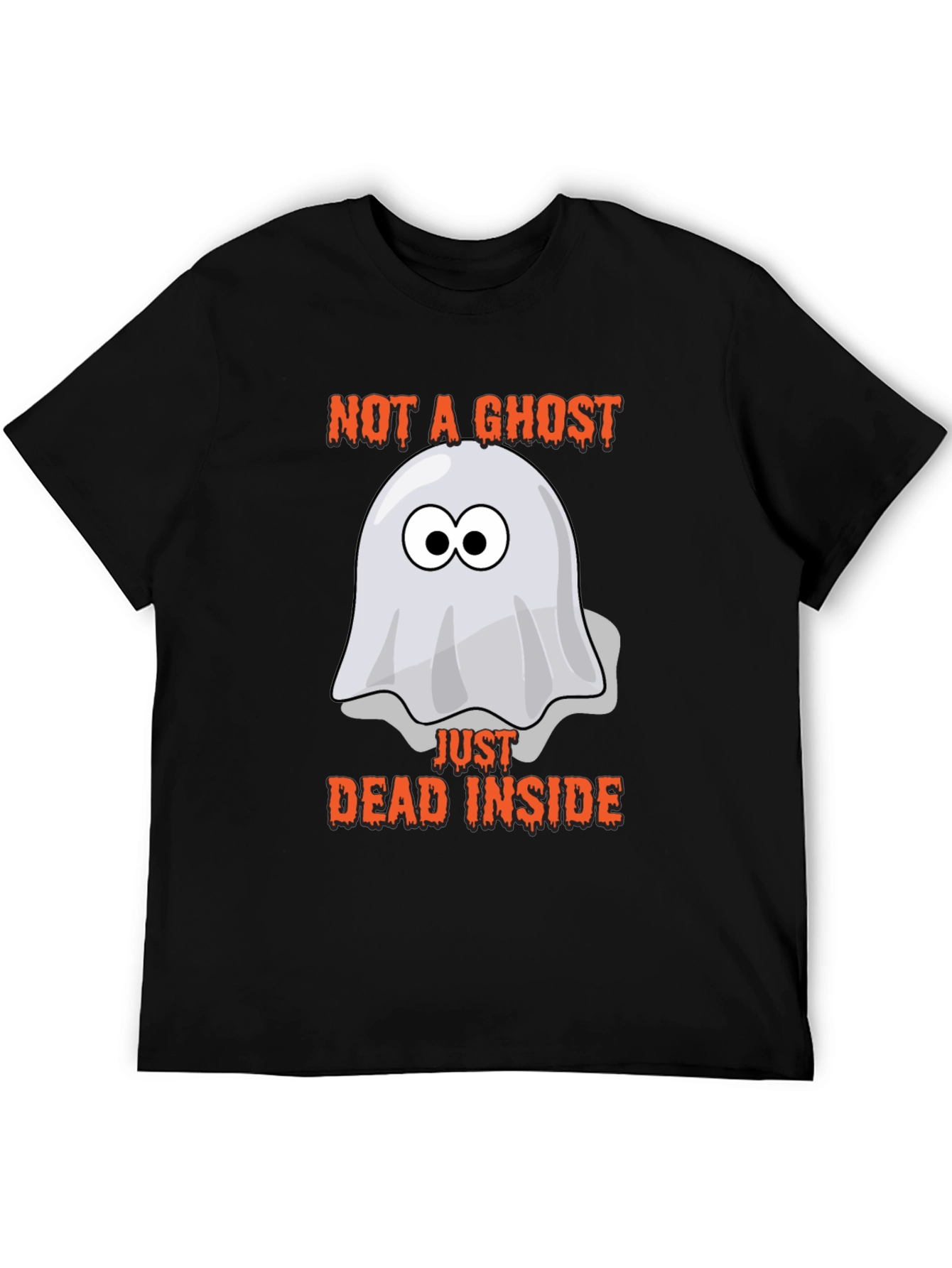 Black Not A Ghost, Just Dead Inside T-Shirt view 5