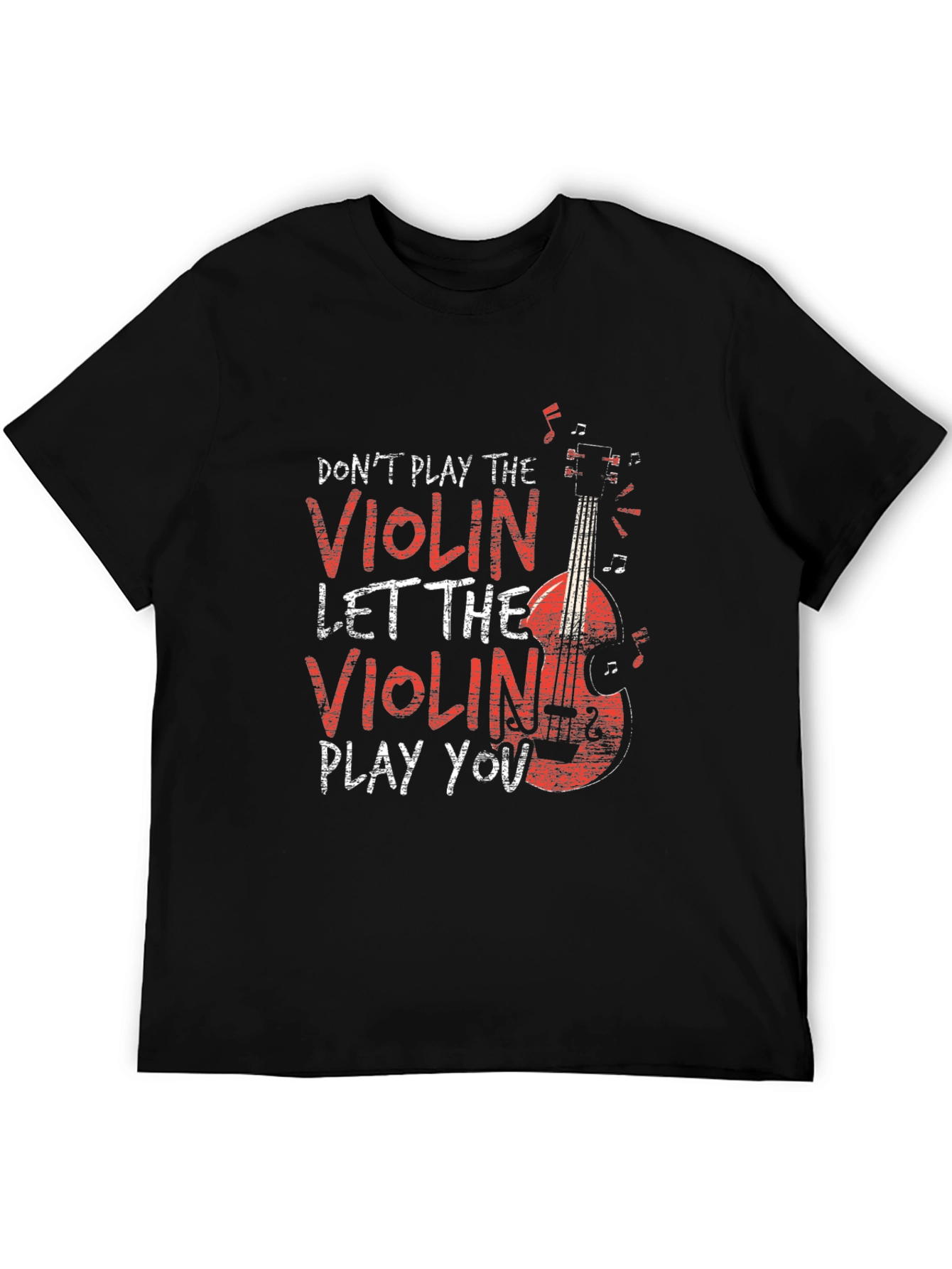 Black Don't Play the Violin - Let the Violin Play You - Black T-Shirt view 5