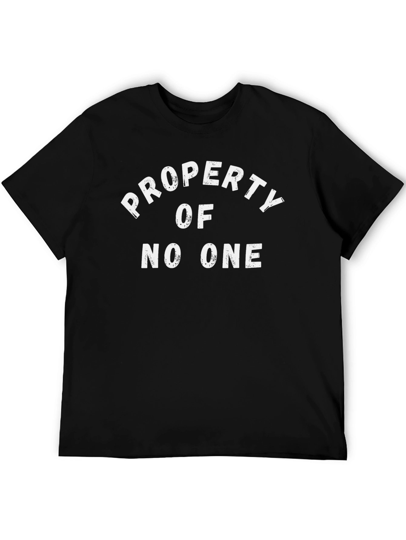 Black Property of No One Black Graphic Tee - Mens view 5