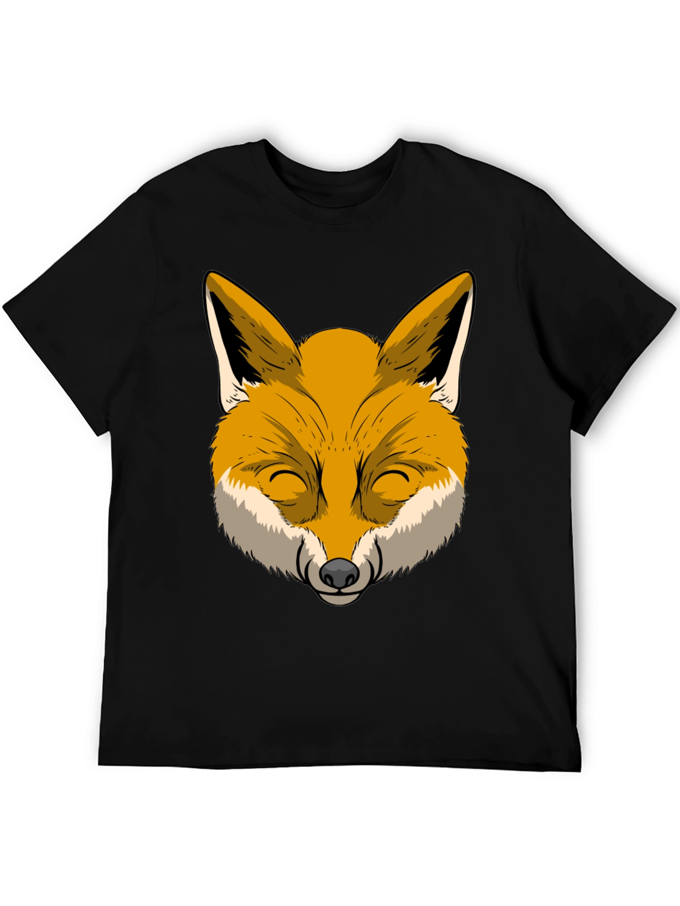 Black Fox Graphic T-Shirt - Cool Animal Design view 5