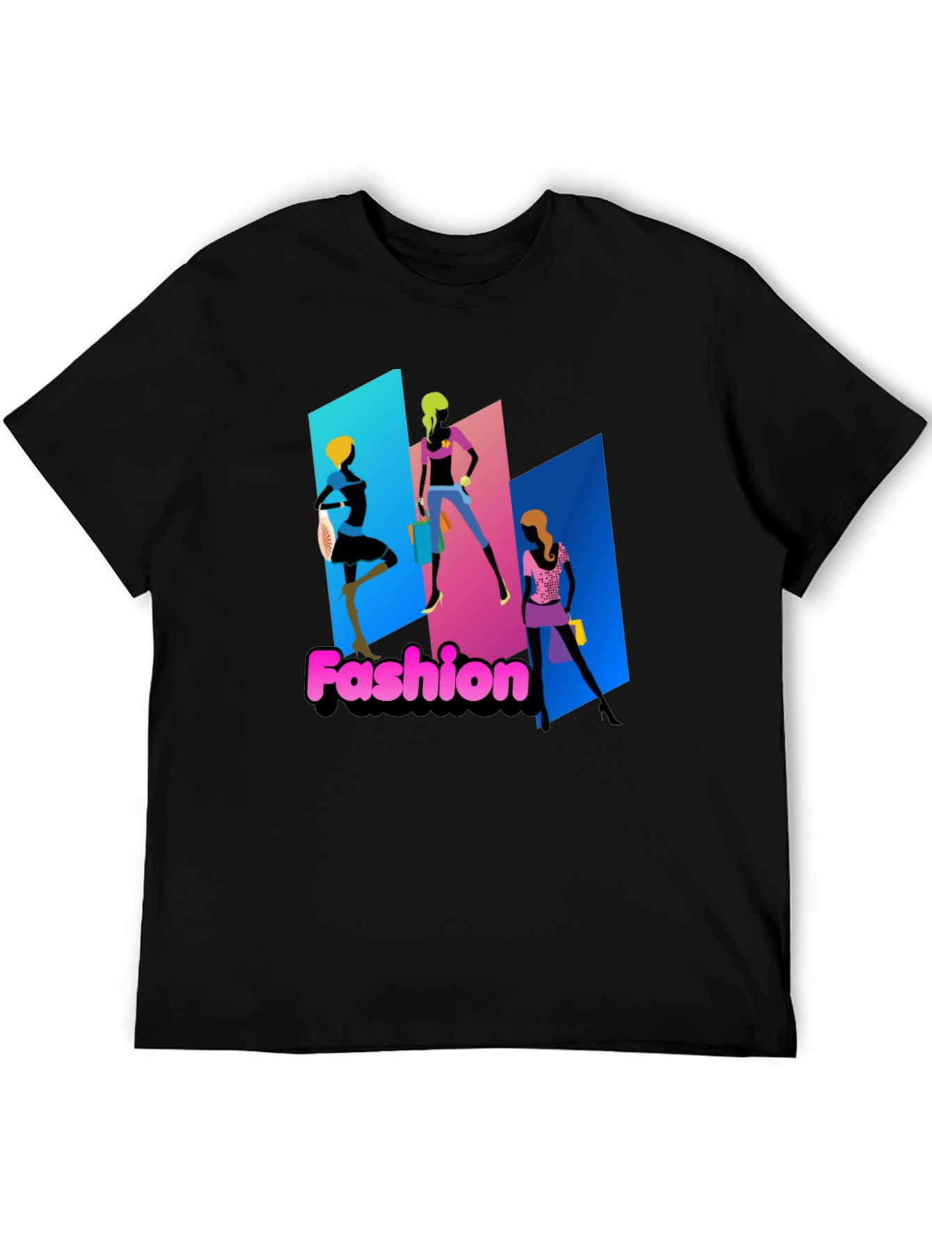 Black Fashion T-Shirt view 5